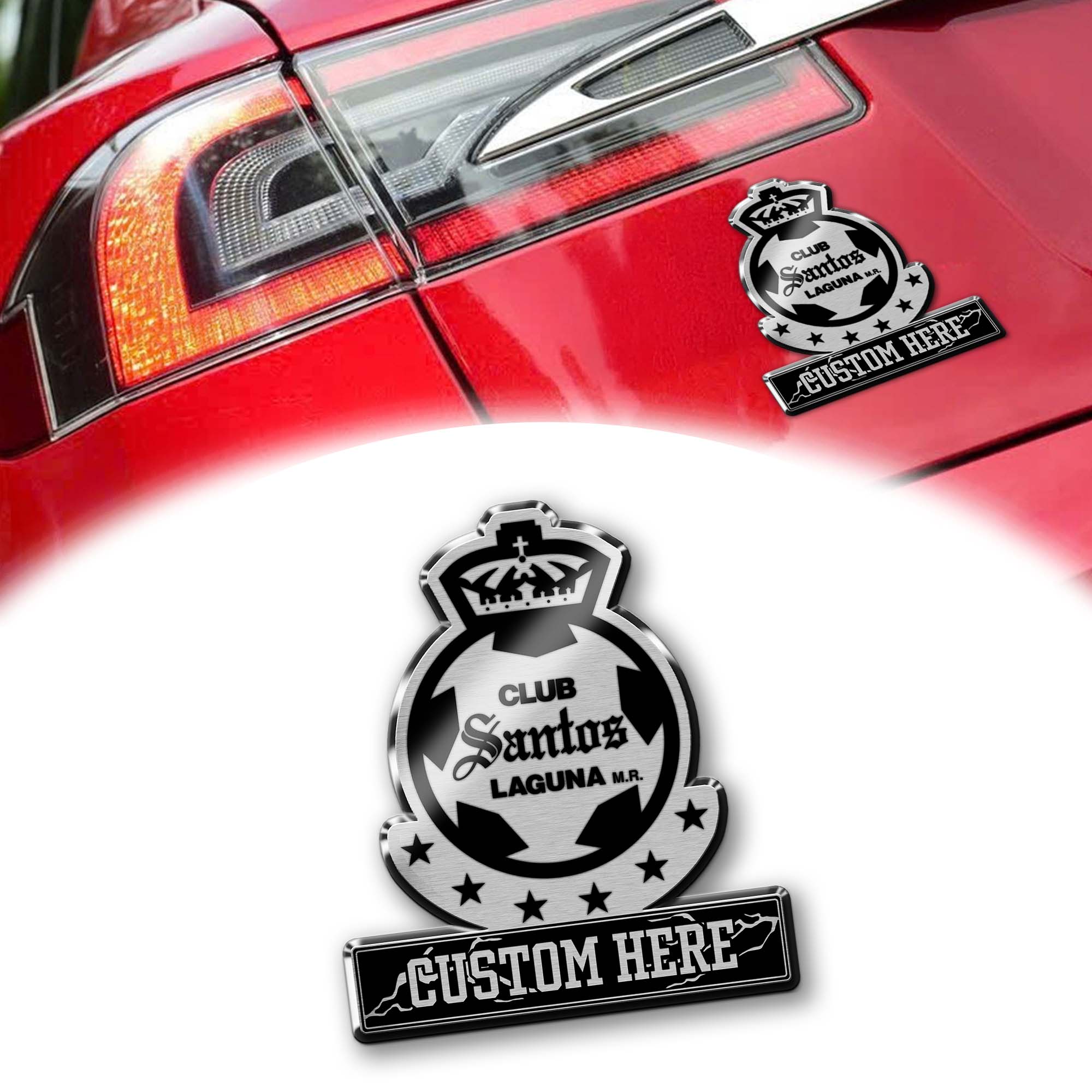 Santos Laguna Laser Engraved Car PT74914