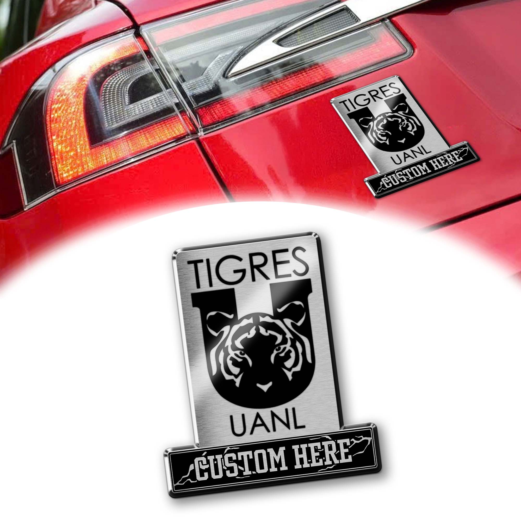 Tigres UANL Laser Engraved Car PT74915