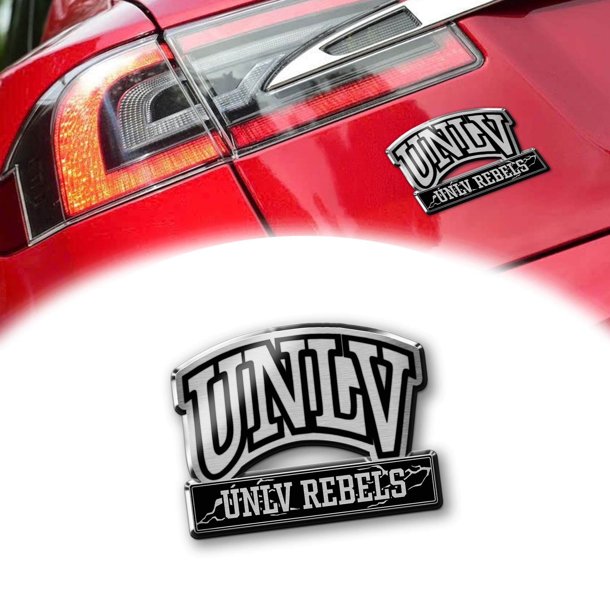 UNLV Rebels Laser Engraved Car PT74893