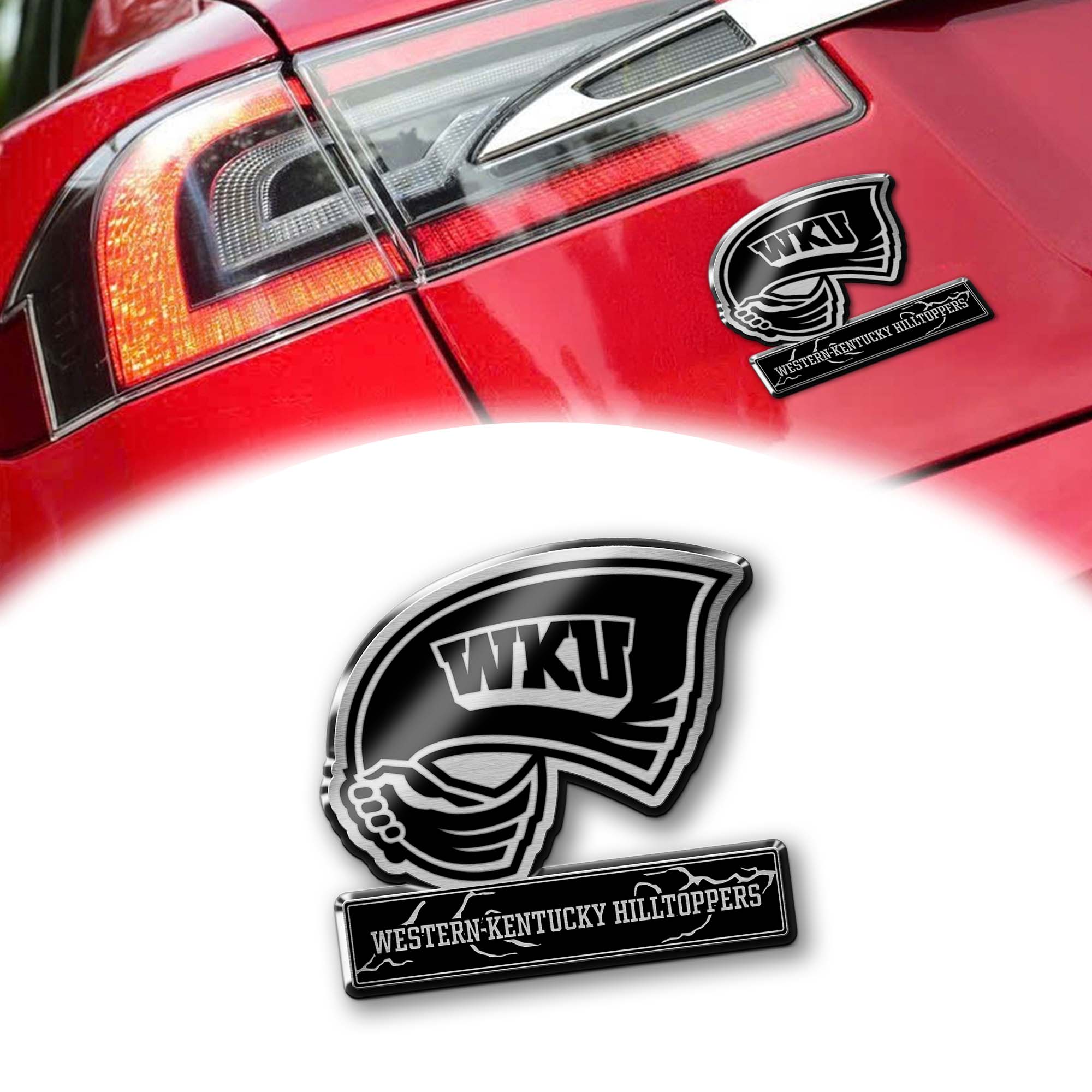 Western Kentucky Hilltoppers Laser Engraved Car PT74896