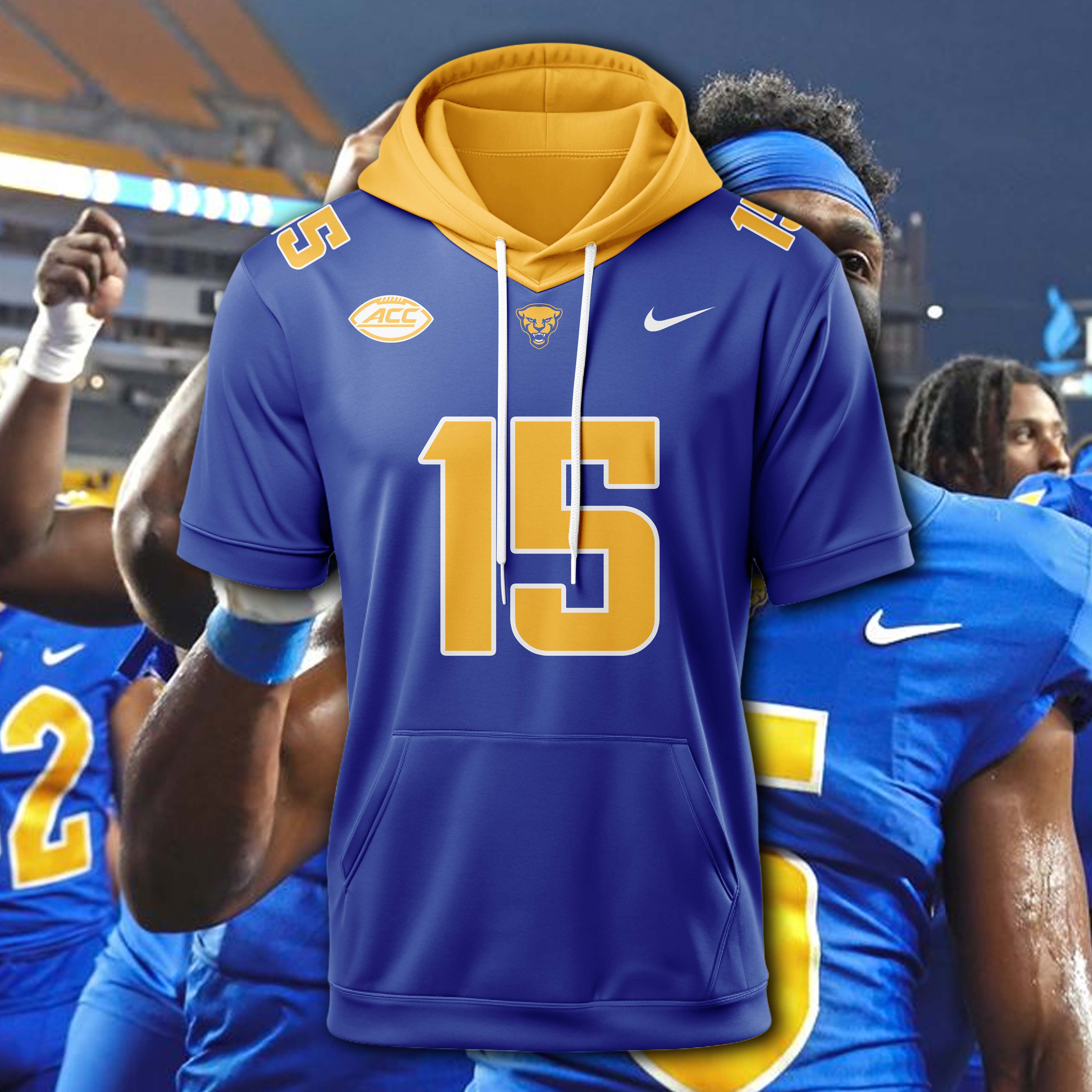 Pittsburgh Panthers Hoodie Short Sleeve 2025 PT74990