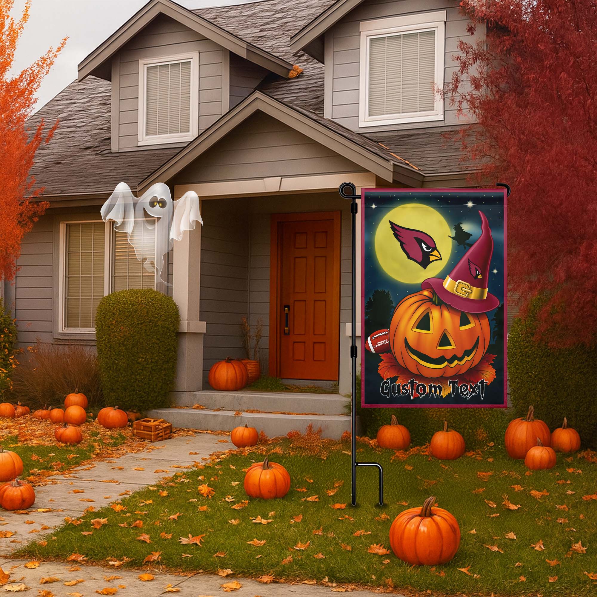 Arizona Cardinals Halloween Flag PT75021