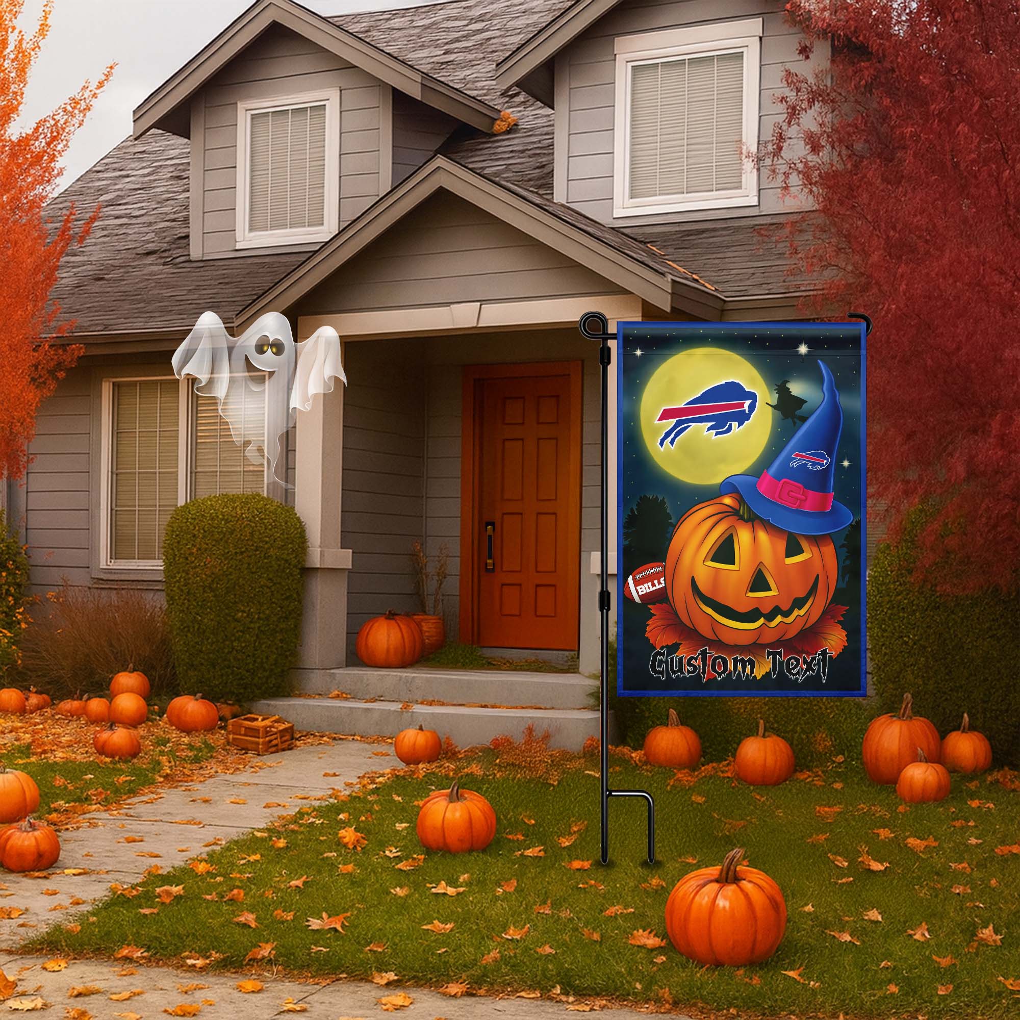 Buffalo Bills Halloween Flag PT75024
