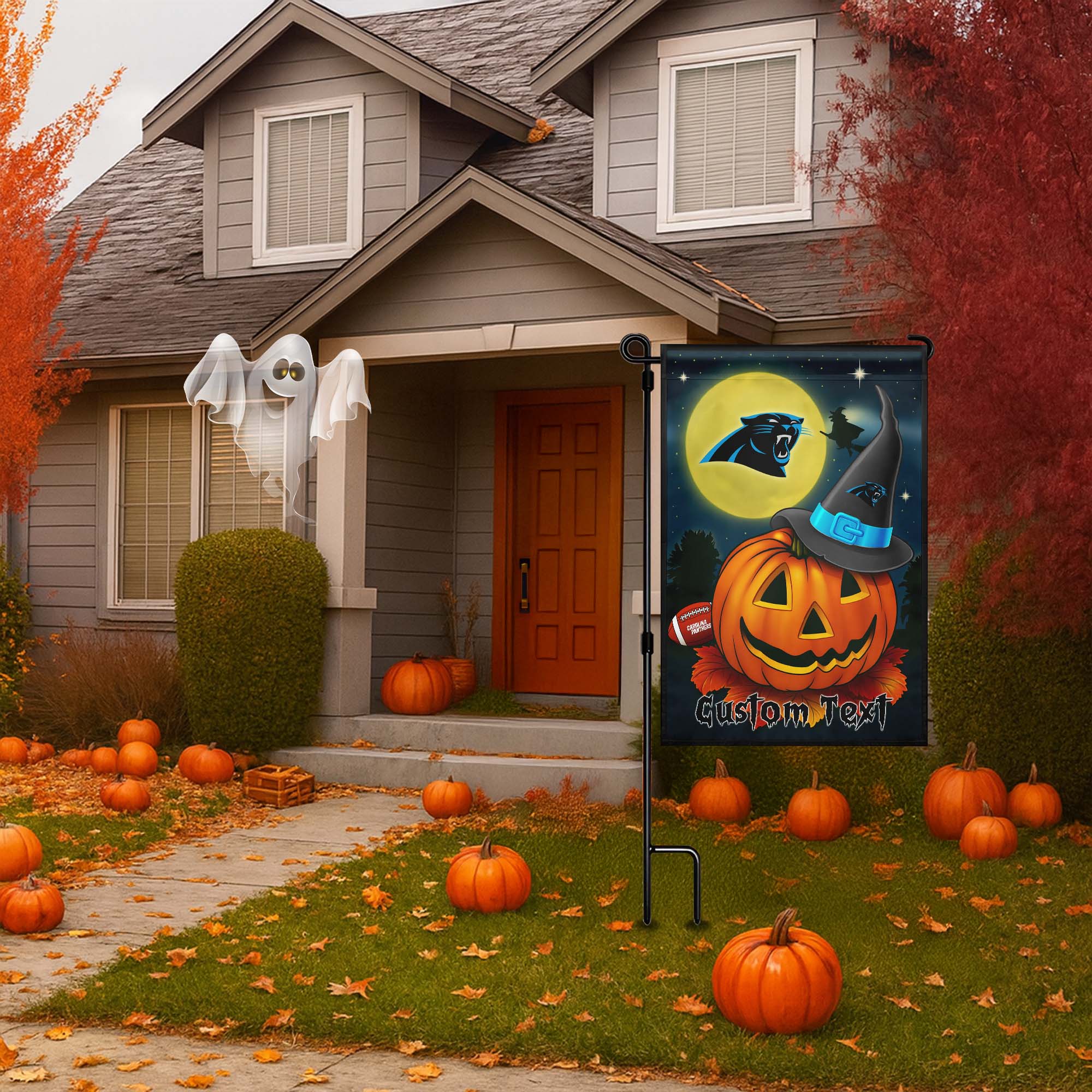 Carolina Panthers Halloween Flag PT75025