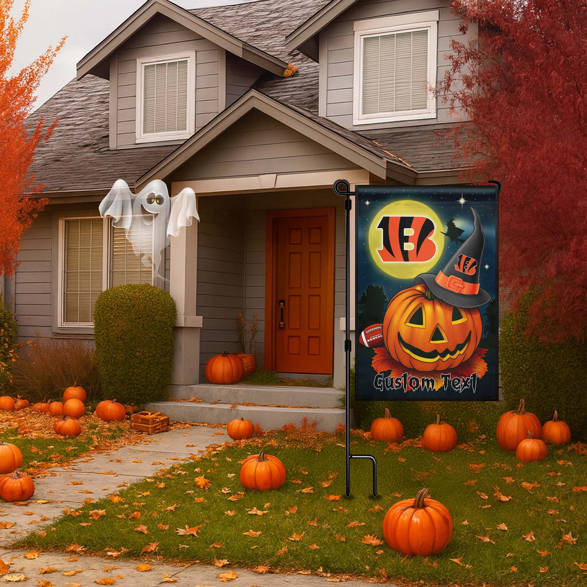 Cincinnati Bengals Halloween Flag PT75027