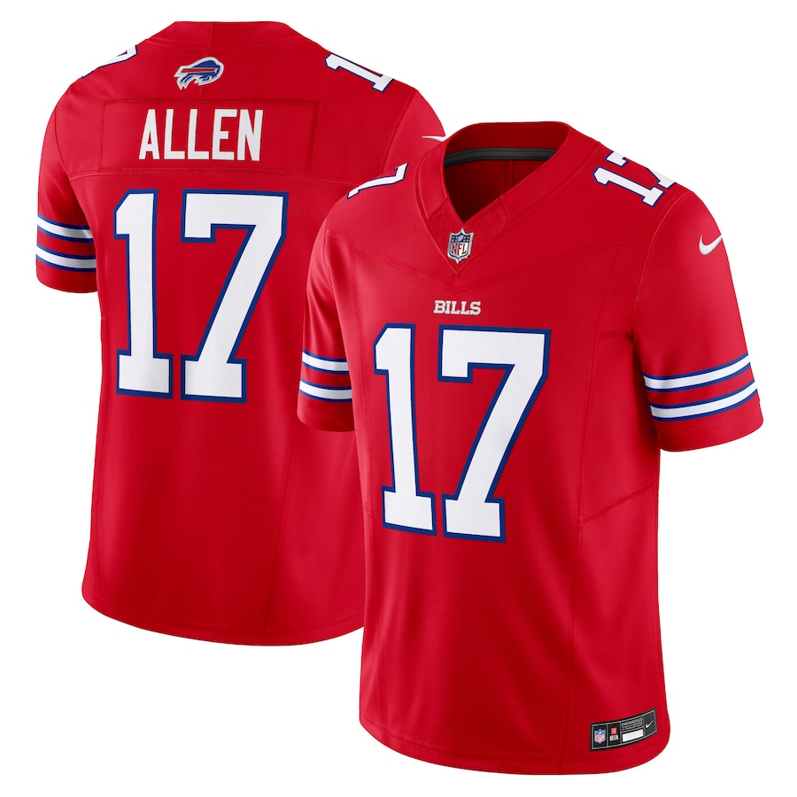 Josh Allen Buffalo Bills Nike Vapor F.U.S.E. Limited Jersey - Red Jersey PT75009