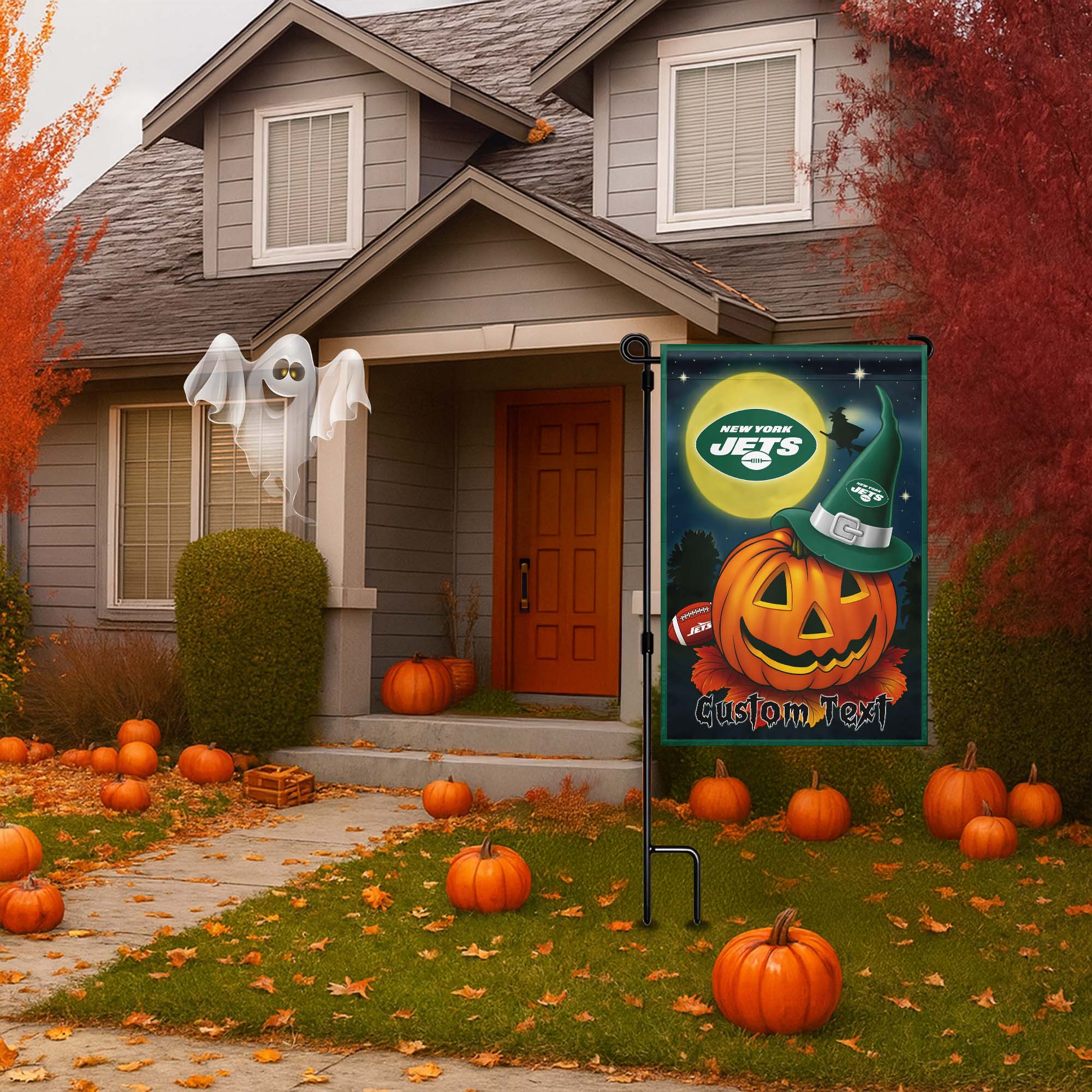 New York Jets Halloween Flag PT75045