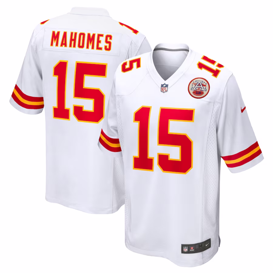 Patrick Mahomes Kansas City Chiefs Nike Game Jersey - White Jersey PT75015