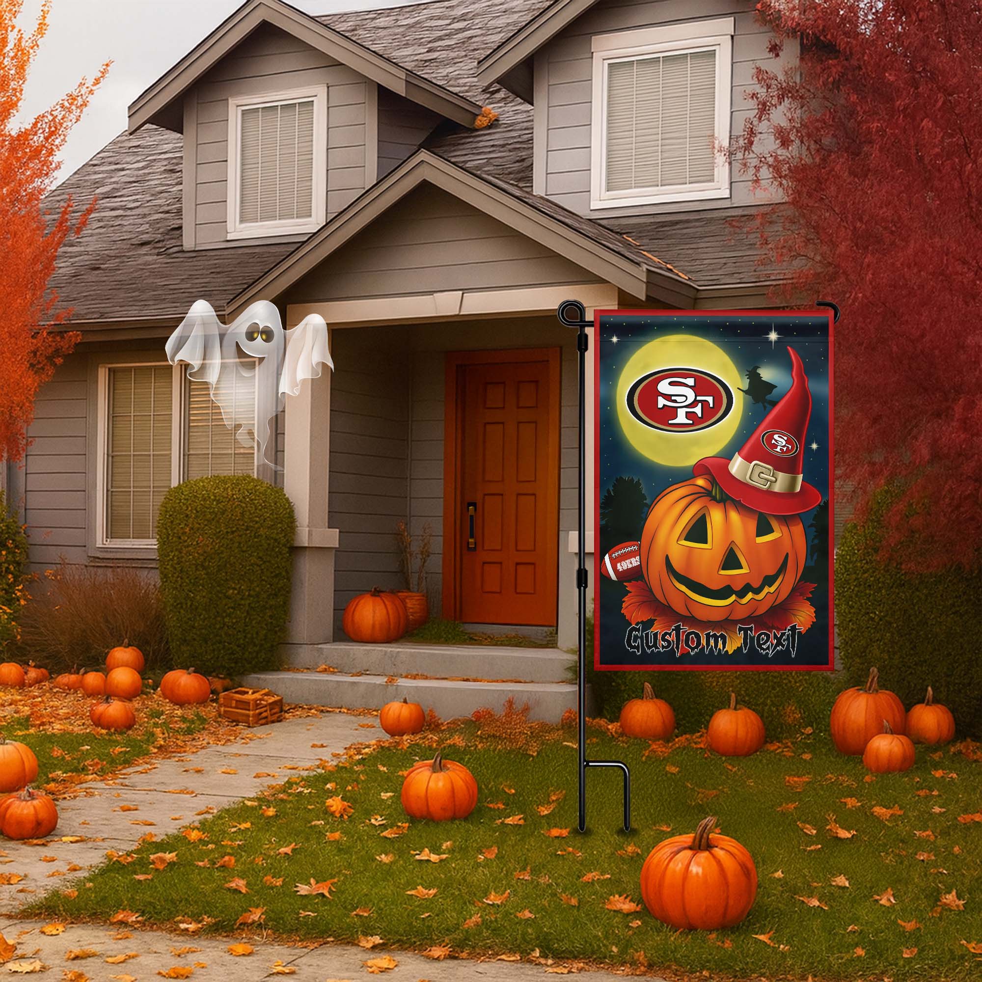 San Francisco 49ers Halloween Flag PT75048