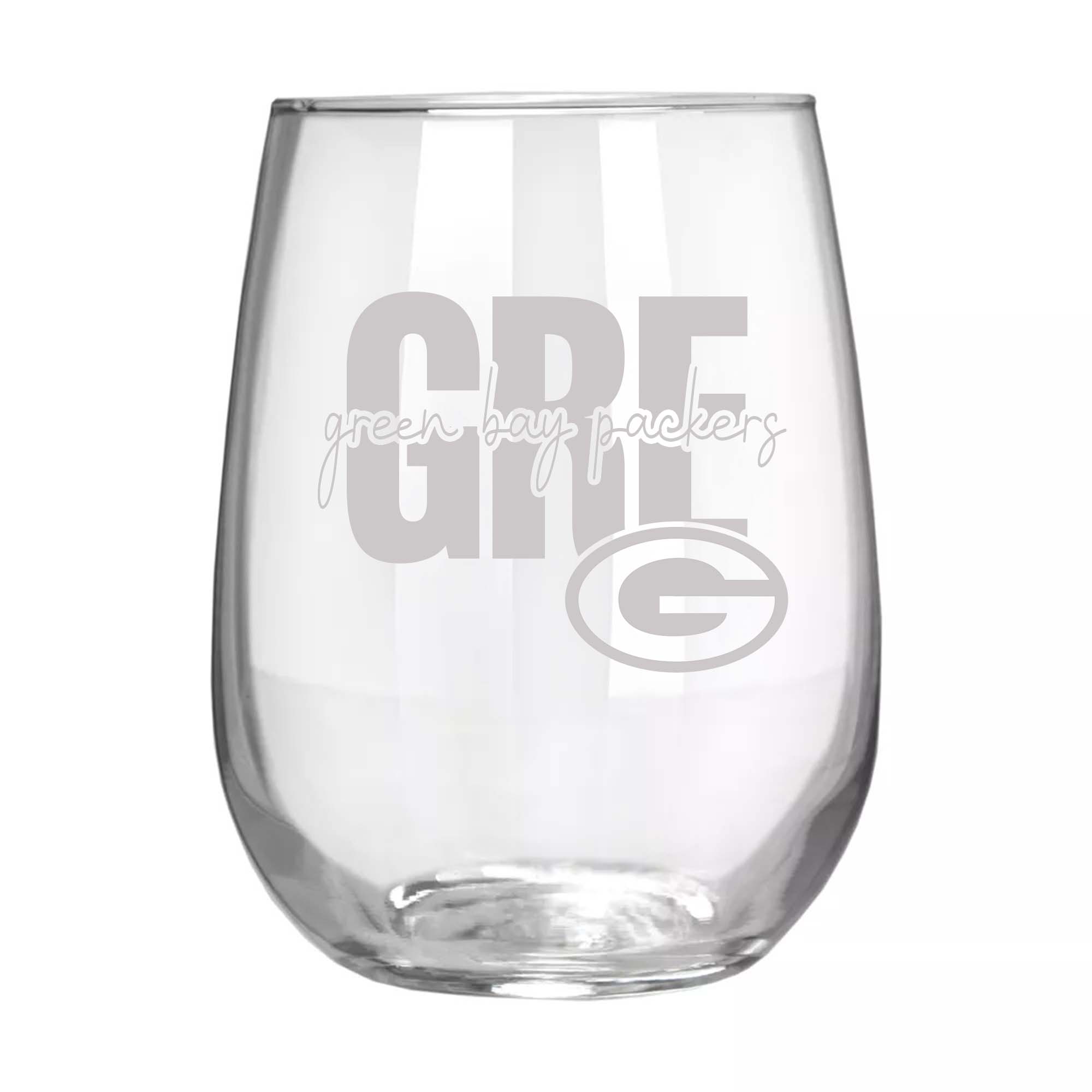 Green Bay Packers Wine Glass PT75056