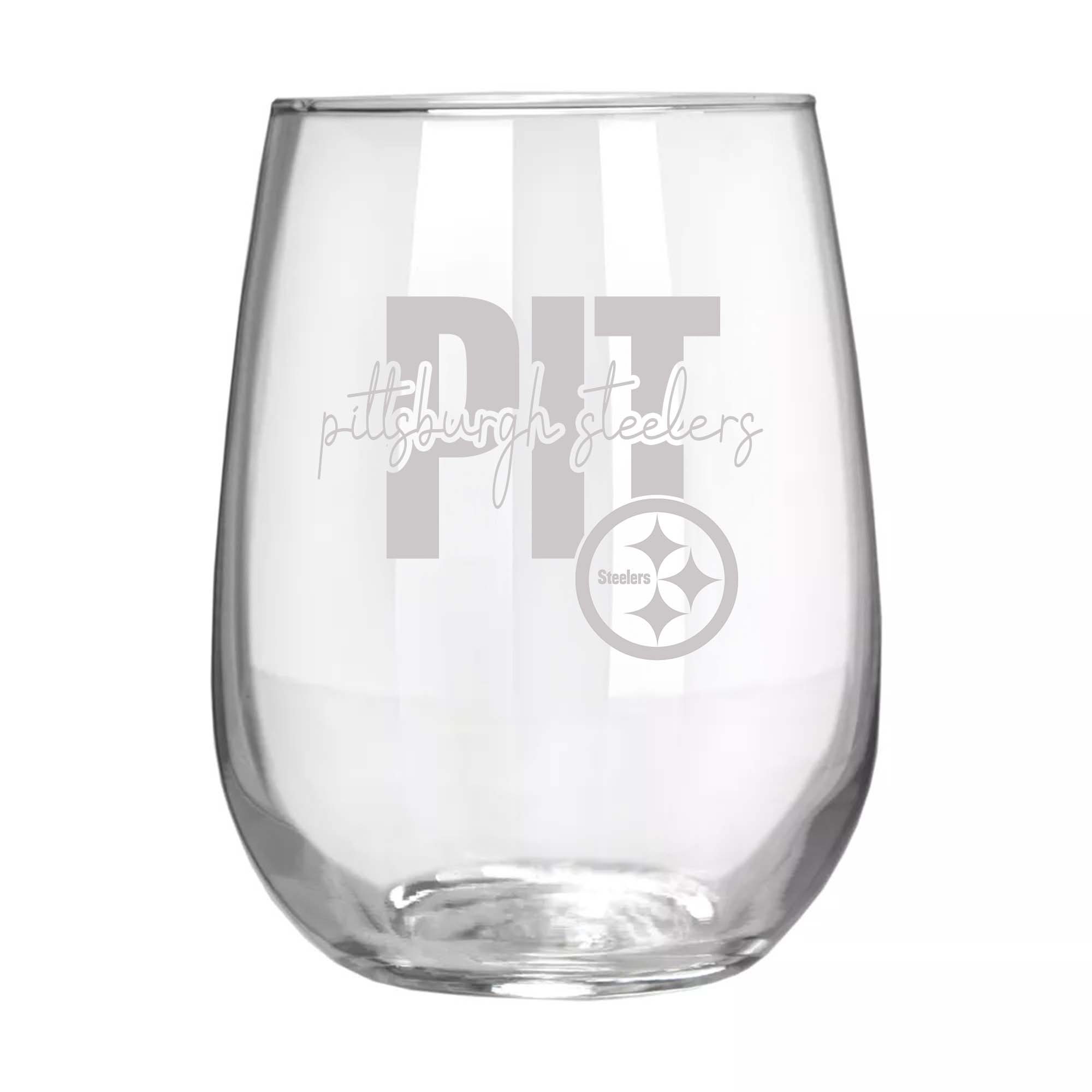 Pittsburgh Steelers Wine Glass PT75059