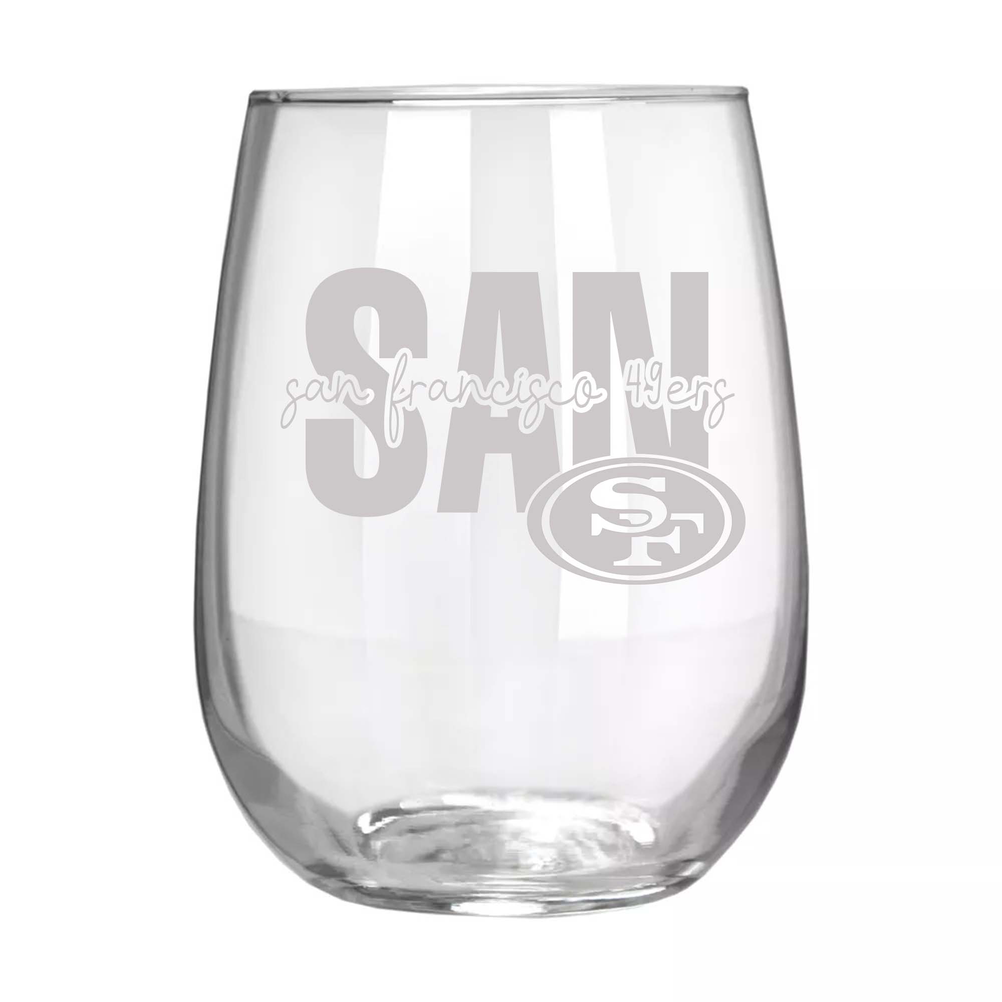 San Francisco 49ers Wine Glass PT75060