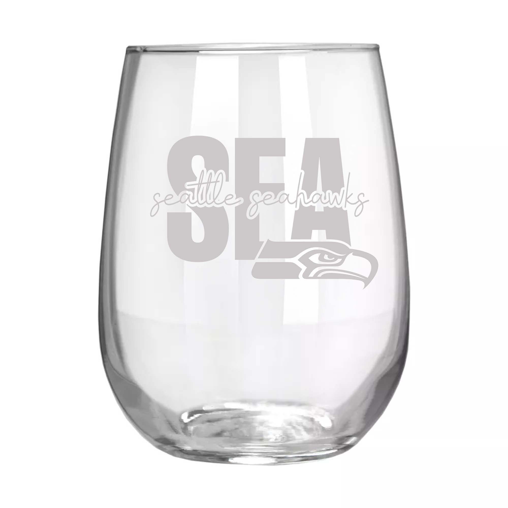 Seattle Seahawks Wine Glass PT75061