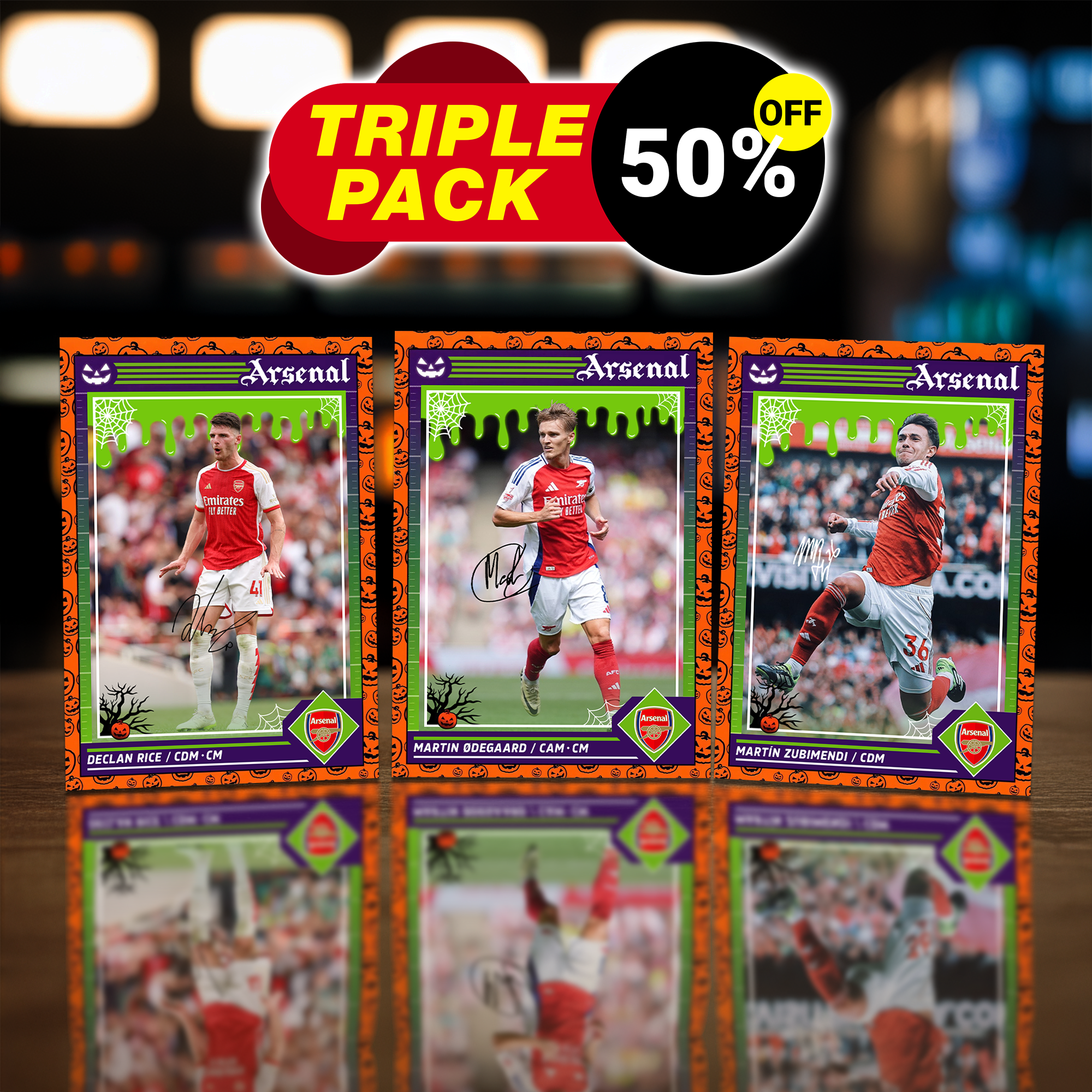 Arsenal F.C. TRIPLE PACK – HALLOWEEN EDITION PT75142