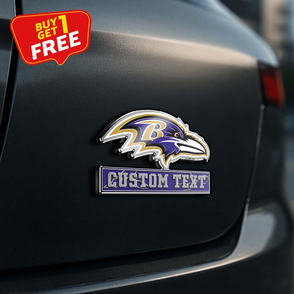 Baltimore Ravens Laser Engraved Car PT75145