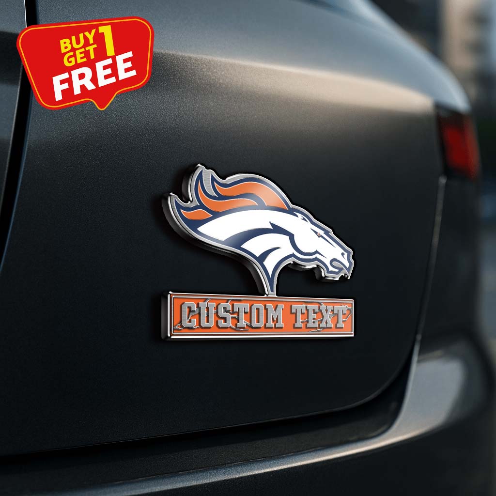 Denver Broncos Laser Engraved Car PT75152