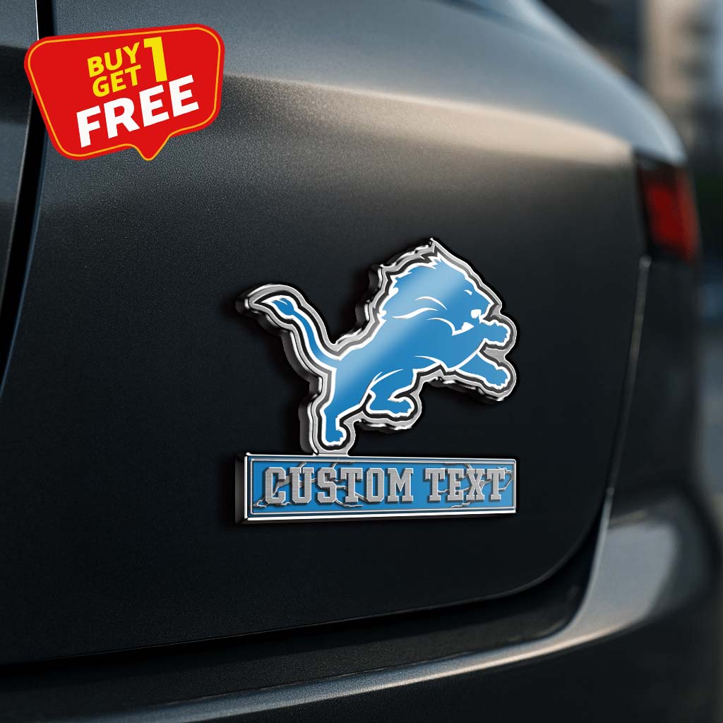 Detroit Lions Laser Engraved Car PT75153
