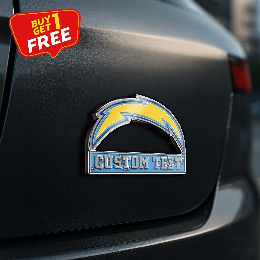 Los Angeles Chargers Laser Engraved Car PT75160