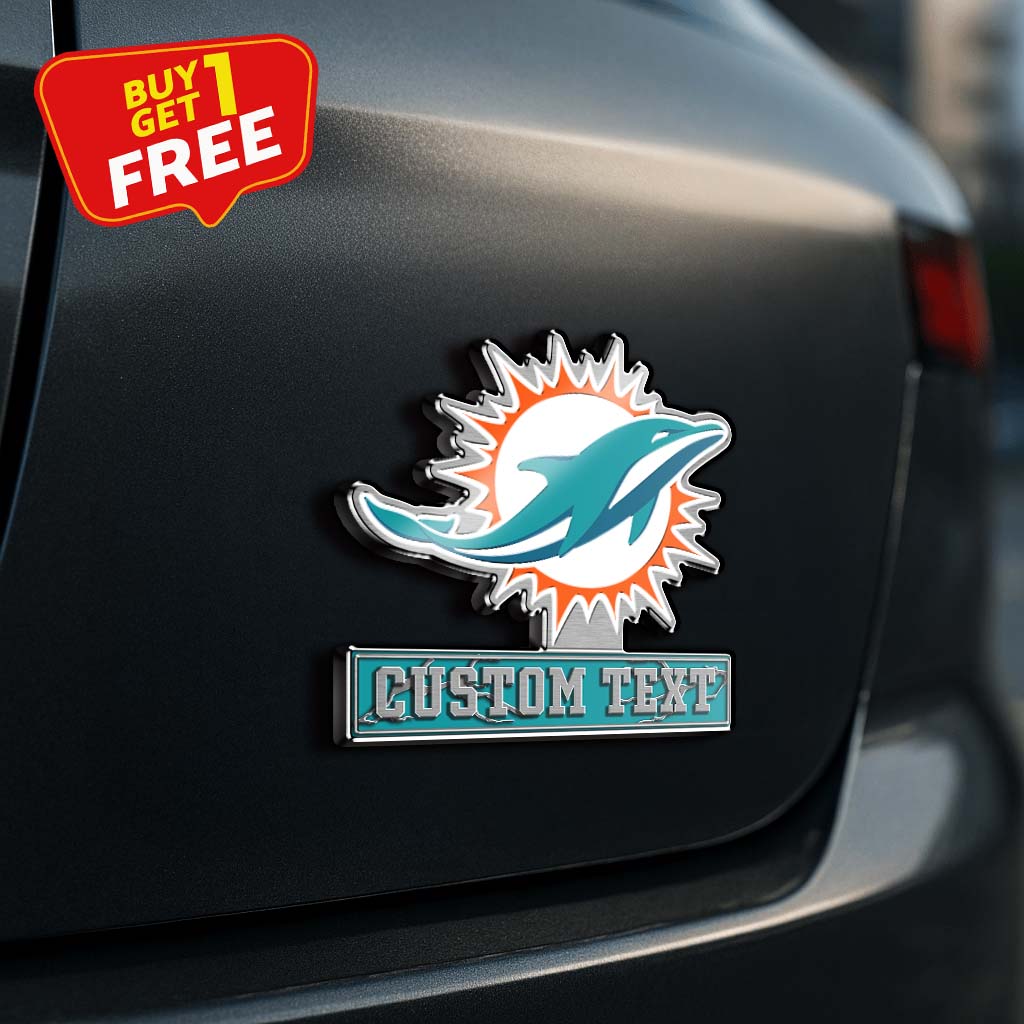 Miami Dolphins Laser Engraved Car PT75162