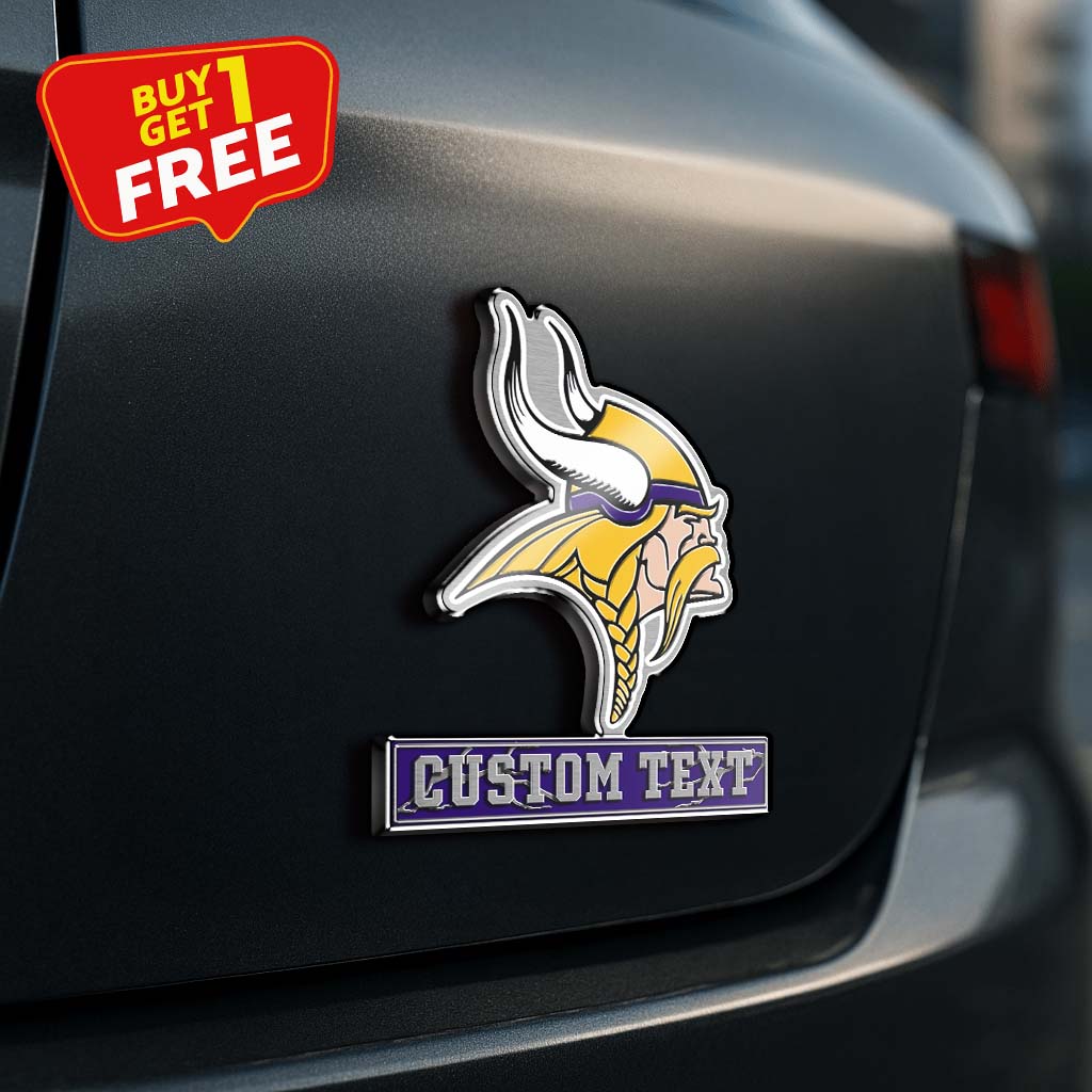 Minnesota Vikings Laser Engraved Car PT75163
