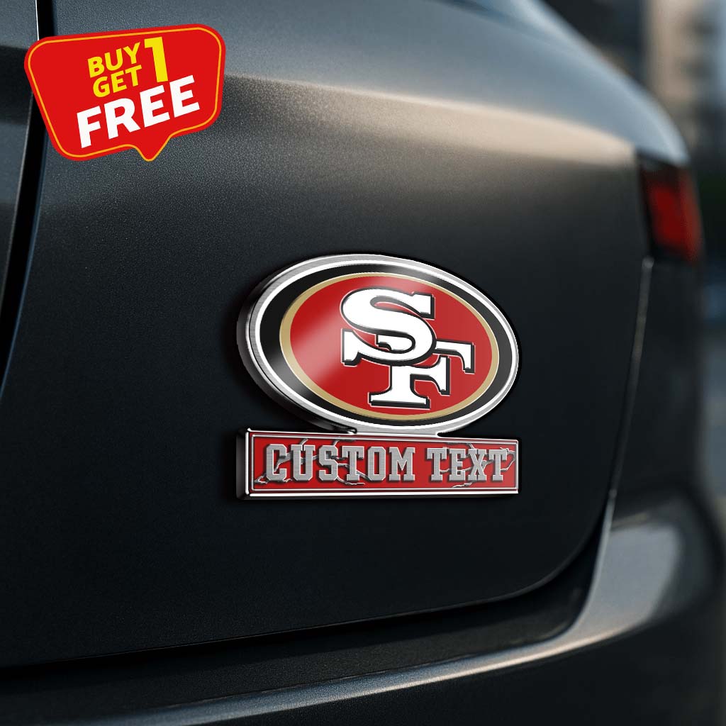 San Francisco 49ers Laser Engraved Car PT75170