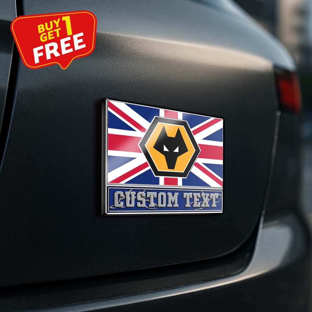 Wolverhampton Wanderers Laser Engraved Car PT75195
