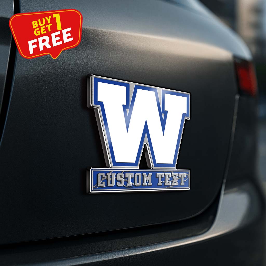 Winnipeg Blue Bombers Laser Engraved Car PT75228