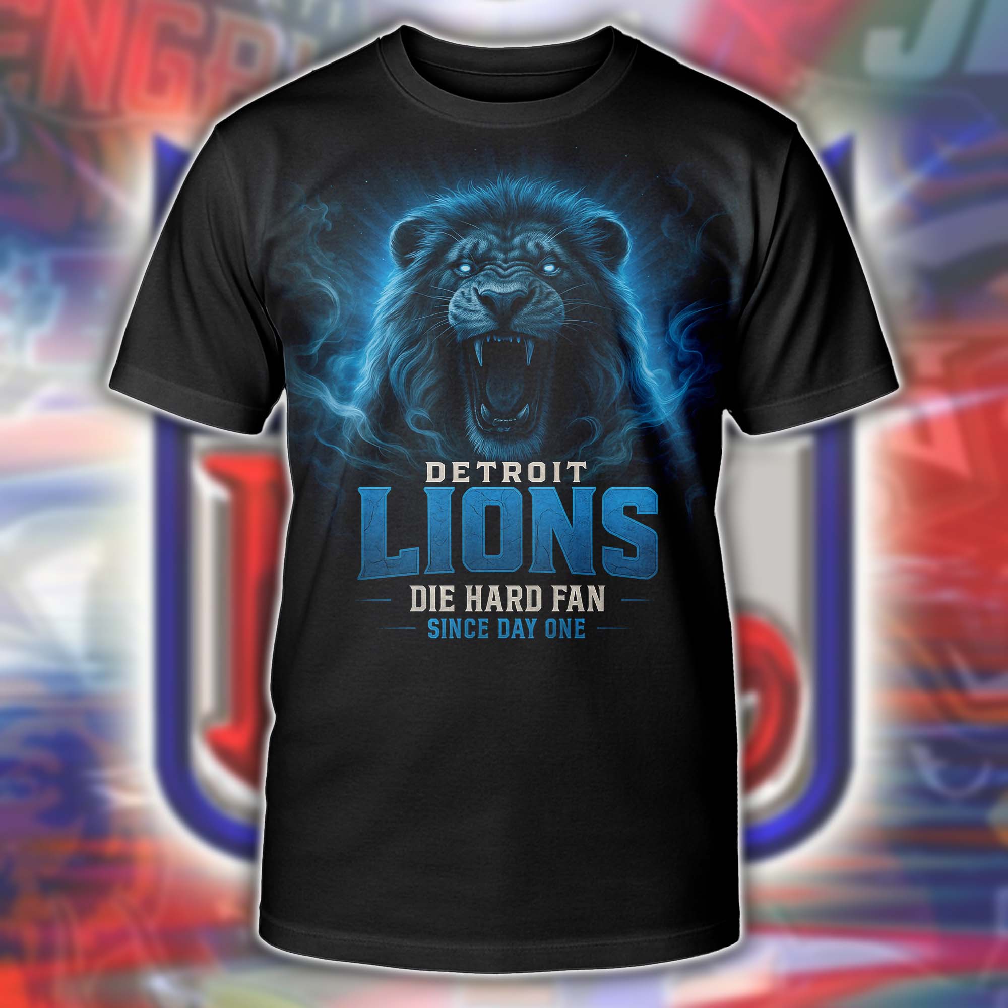 Detroit Lions NFL Team Spirit Black PT75314