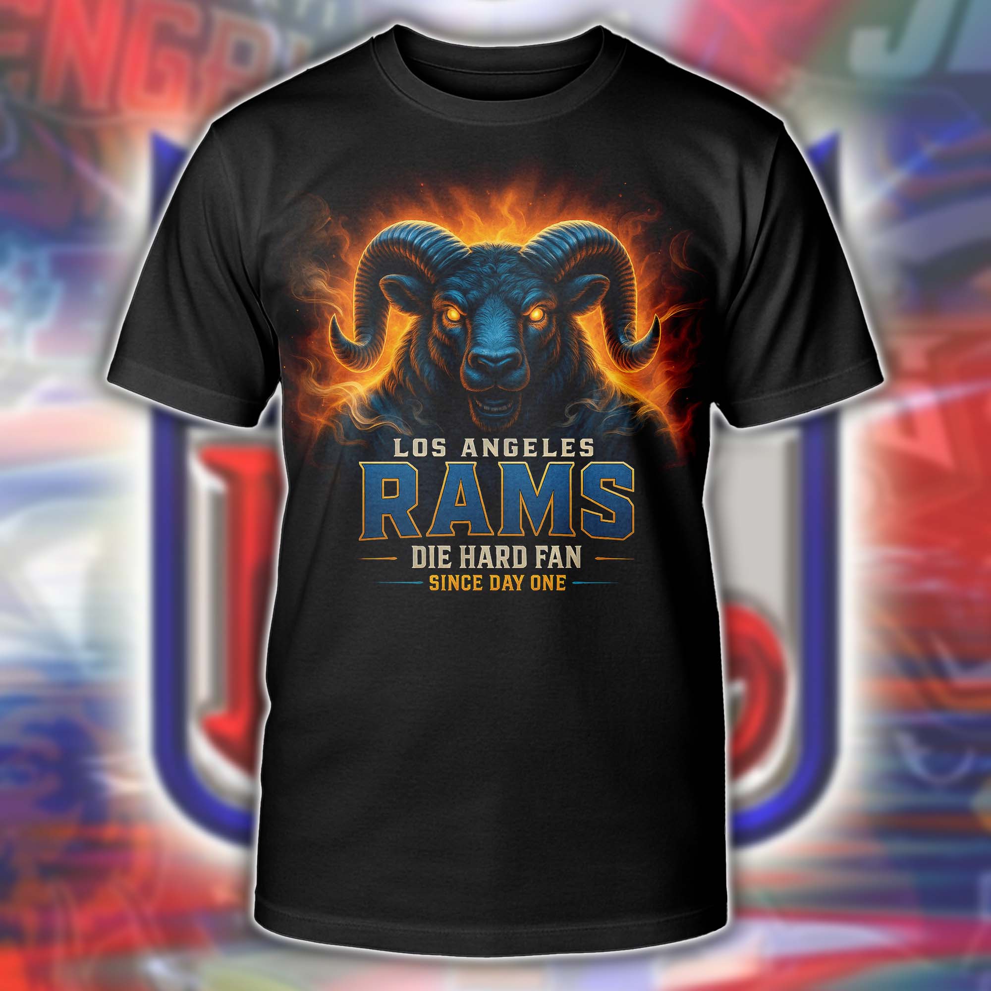 Los Angeles Rams NFL Team Spirit Black PT75322