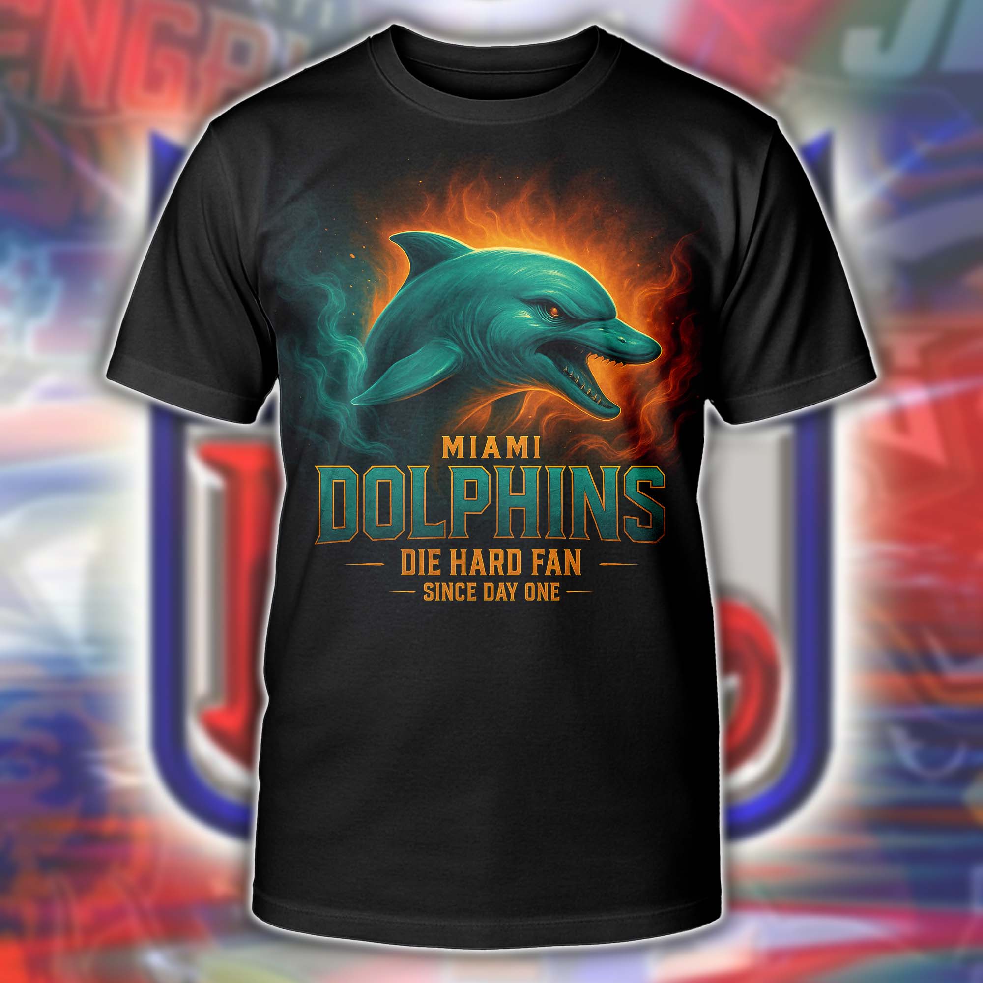 Miami Dolphins NFL Team Spirit Black PT75323