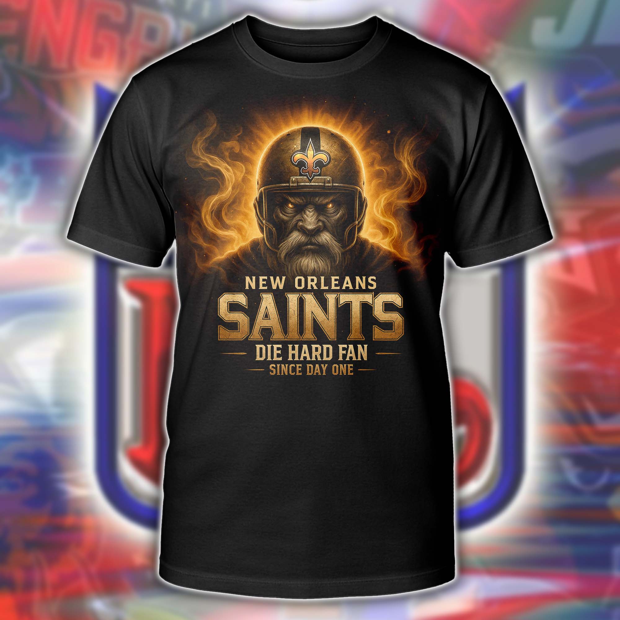 New Orleans Saints NFL Team Spirit Black PT75326