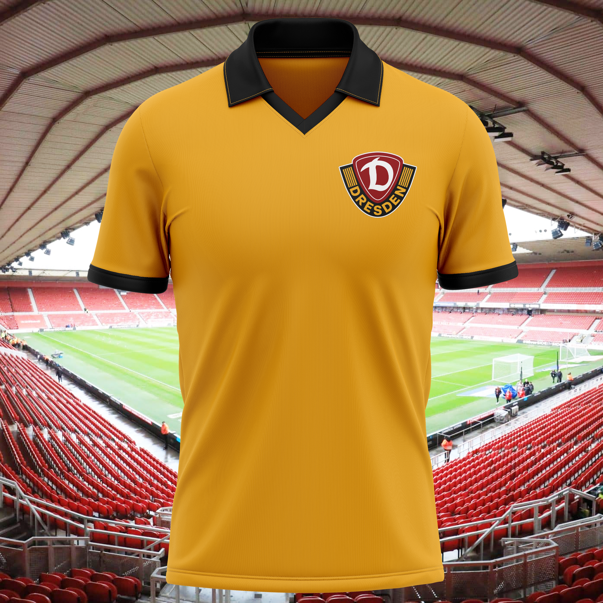 Dynamo Dresden 1983-84 Home Kit Retro Shirt PT75578