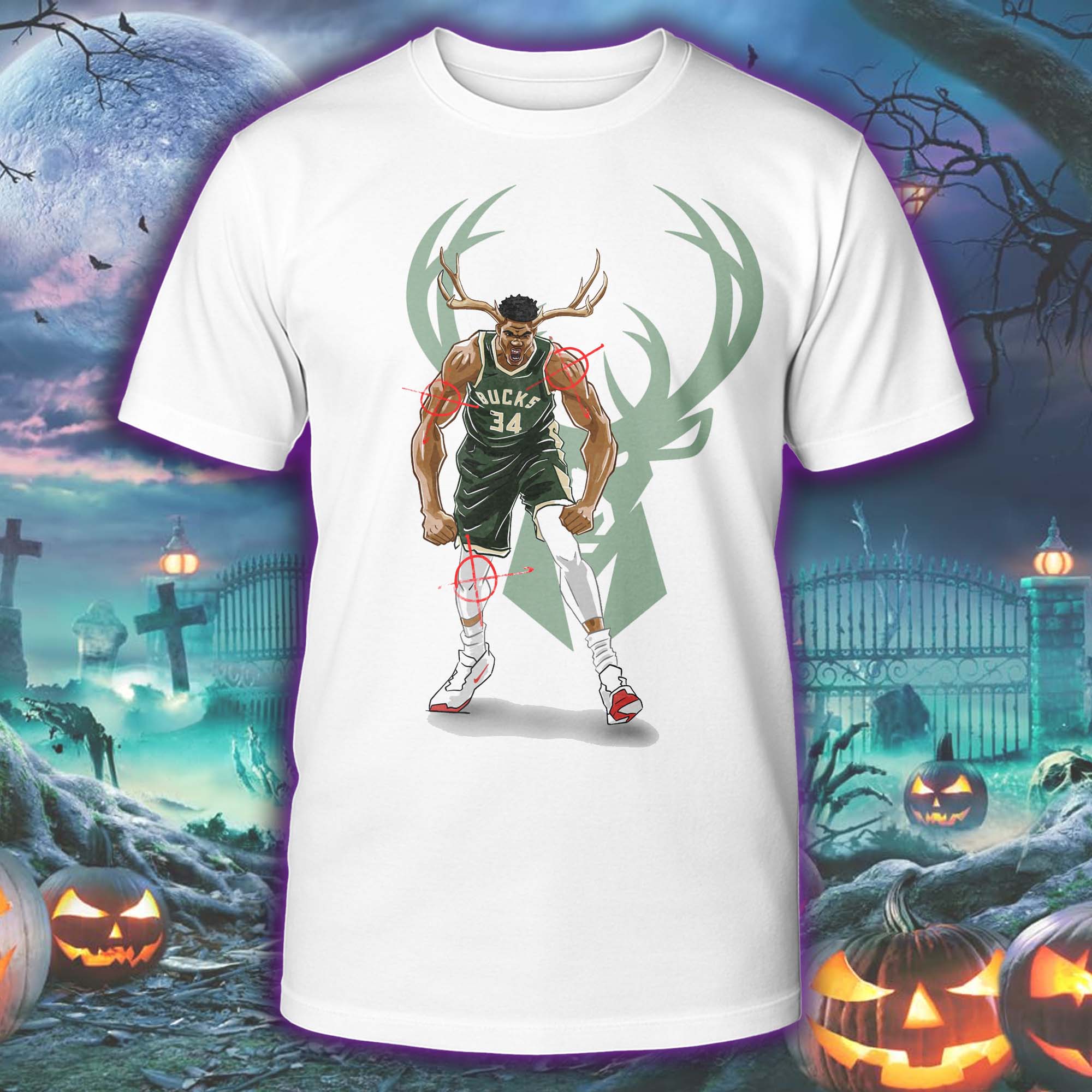 GREEK FREAK Halloween Skeleton T-shirt PT75524