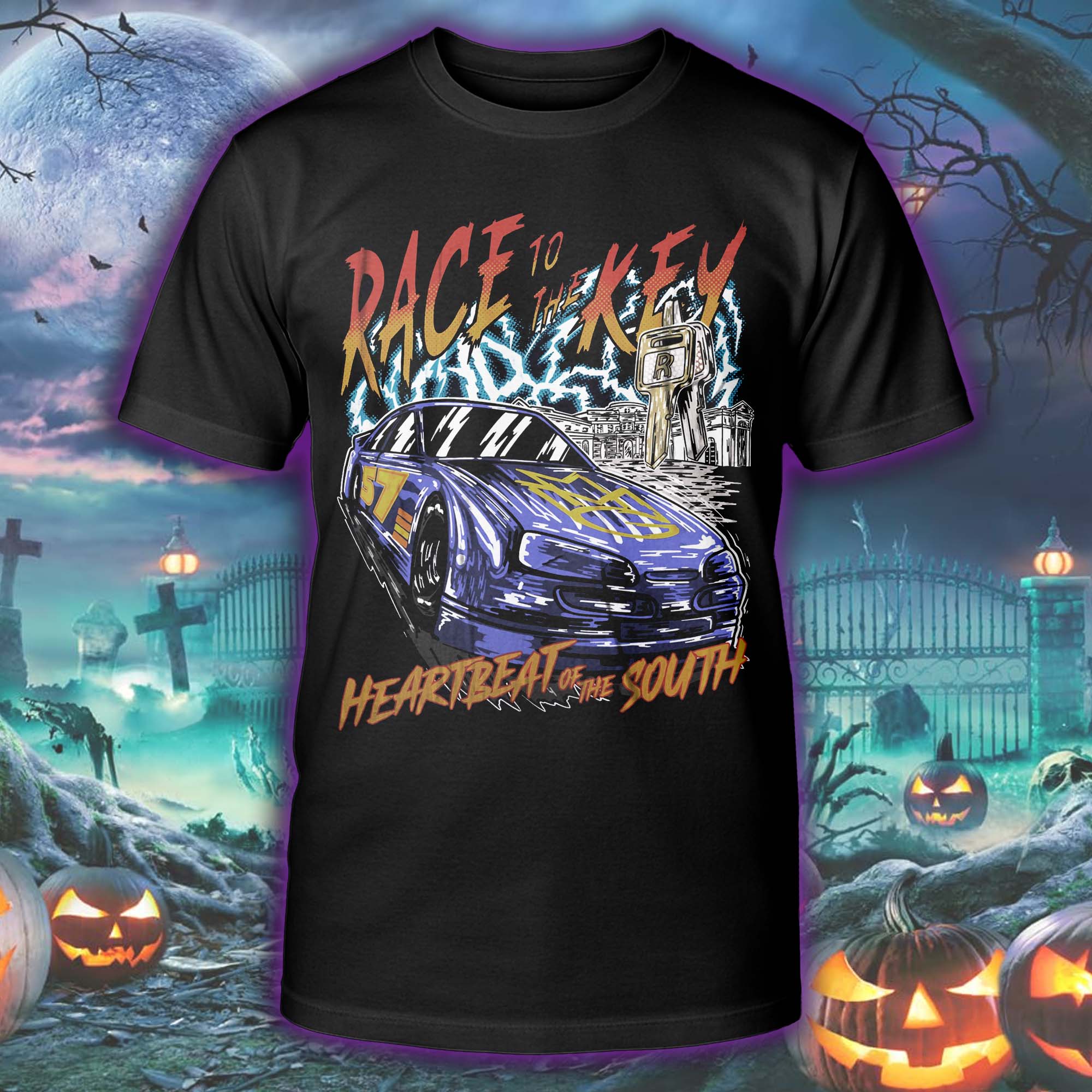 Rick Ross Race to the Key Halloween Skeleton T-shirt PT75560