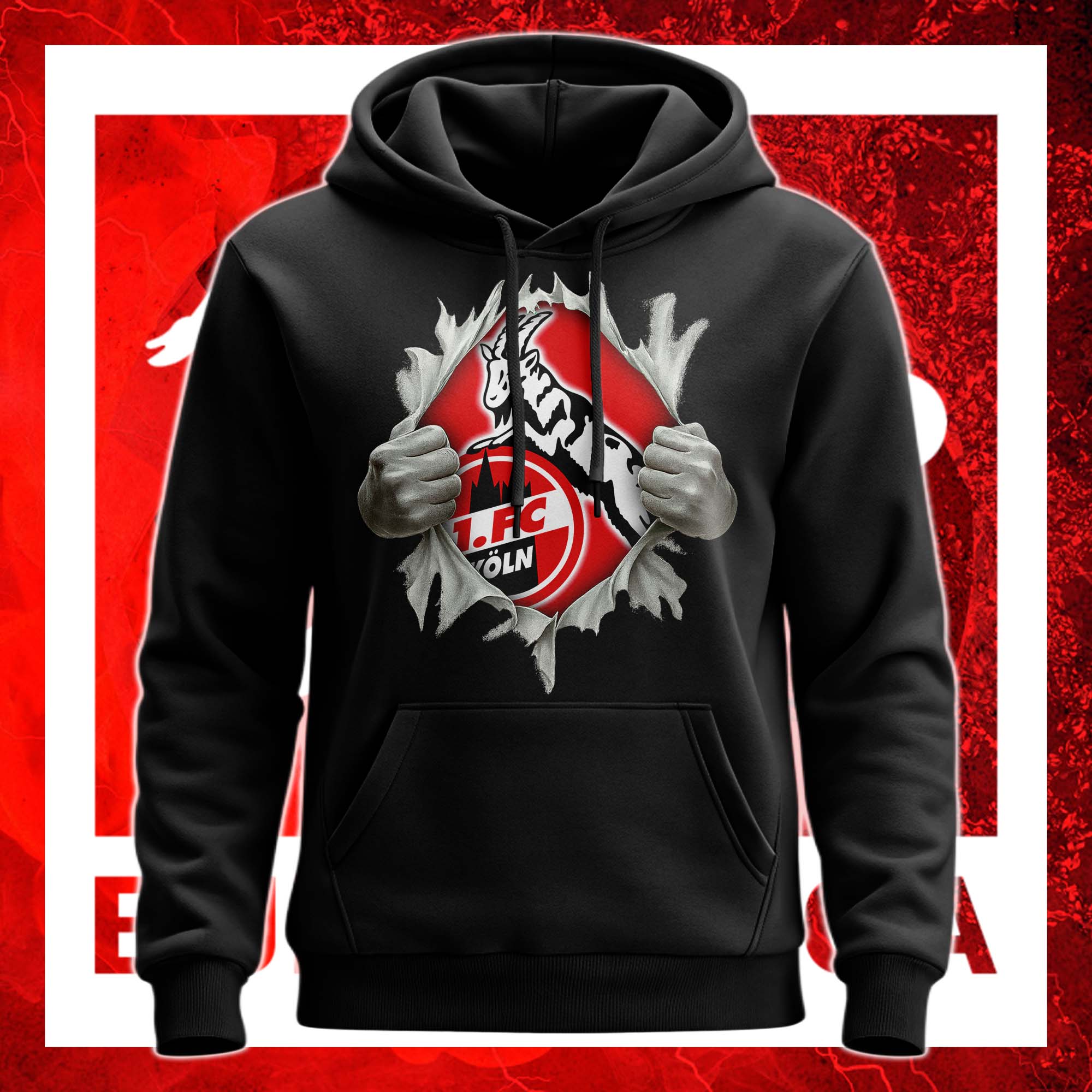 1. FC Köln Superman Hand / Ripped Shirt PT75657