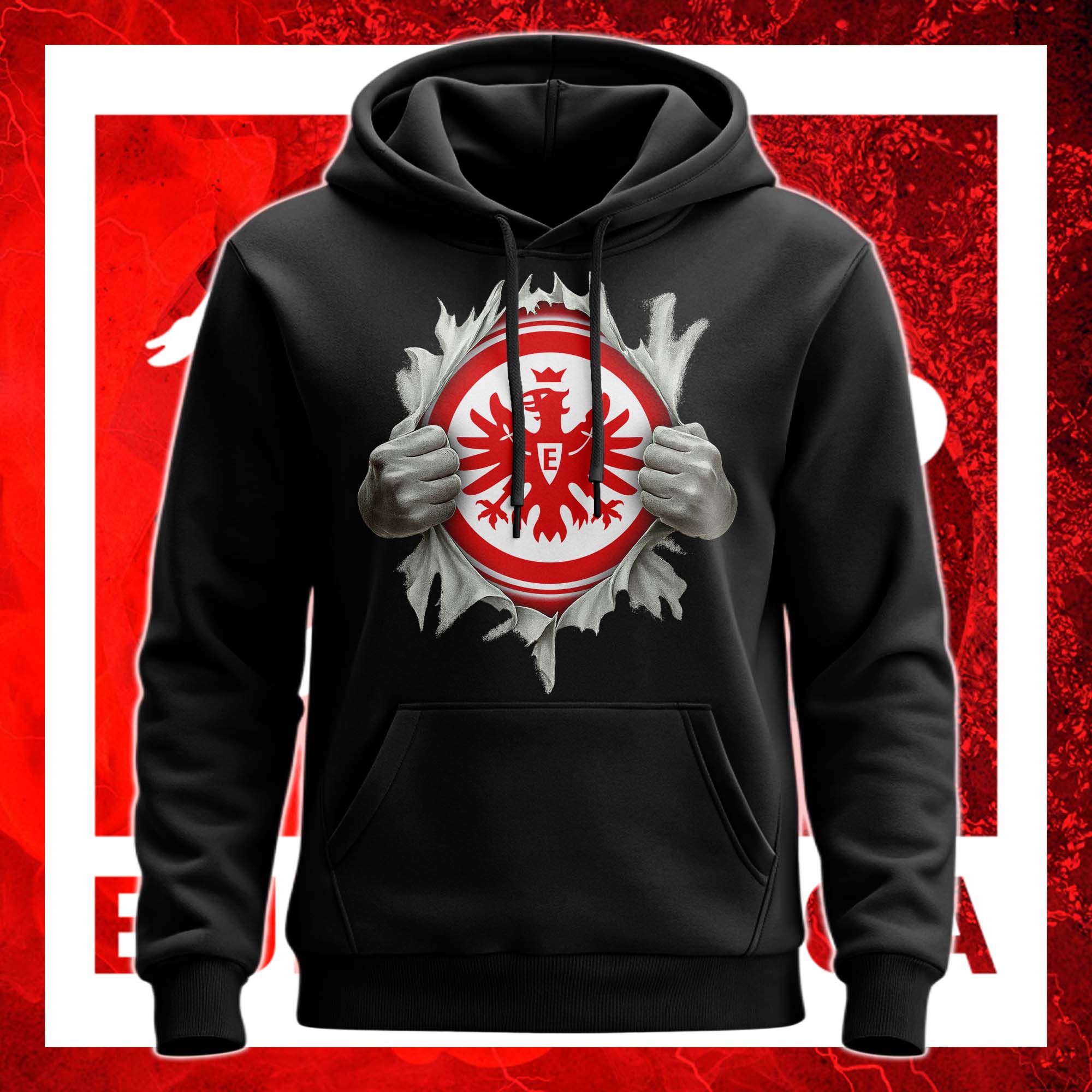 Eintracht Frankfurt Superman Hand / Ripped Shirt PT75663