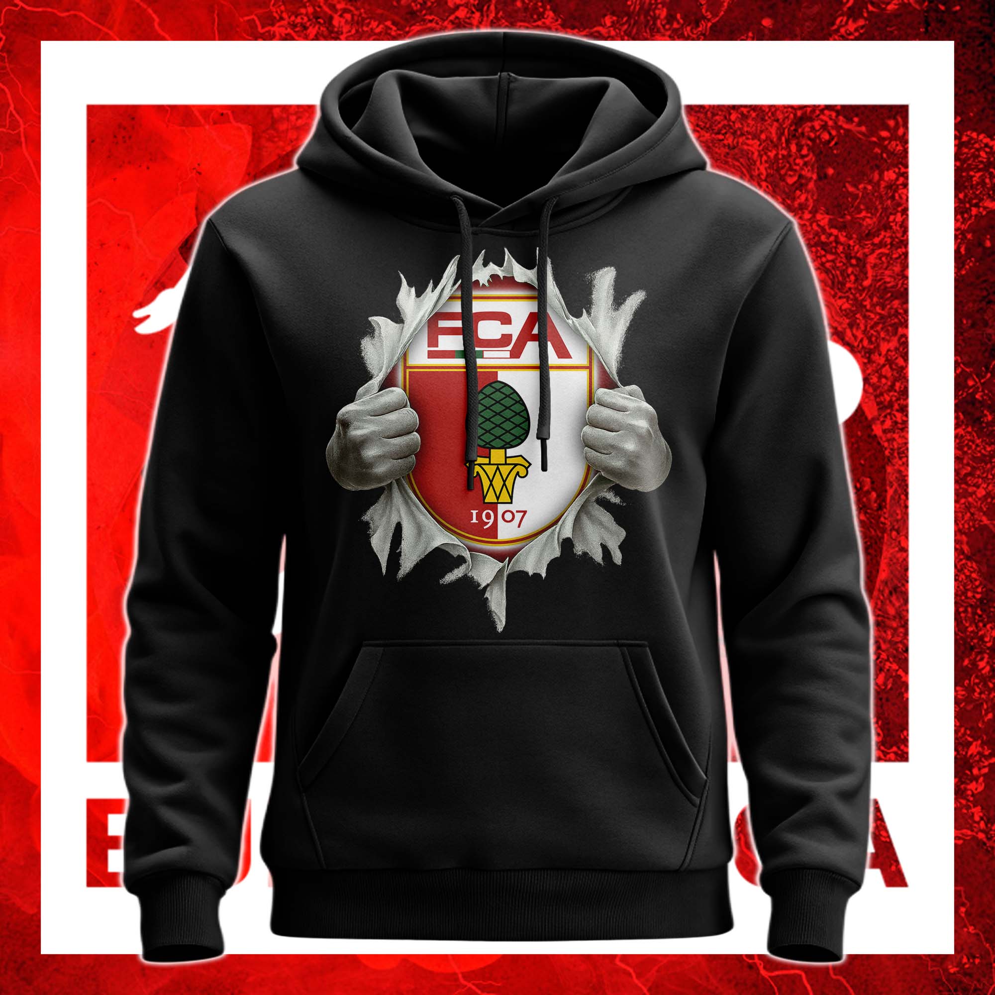 FC Augsburg Superman Hand / Ripped Shirt PT75664