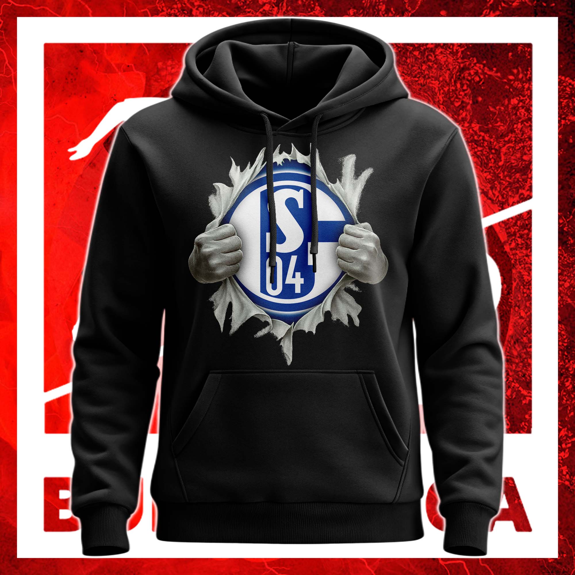 FC Schalke 04 Superman Hand / Ripped Shirt PT75641