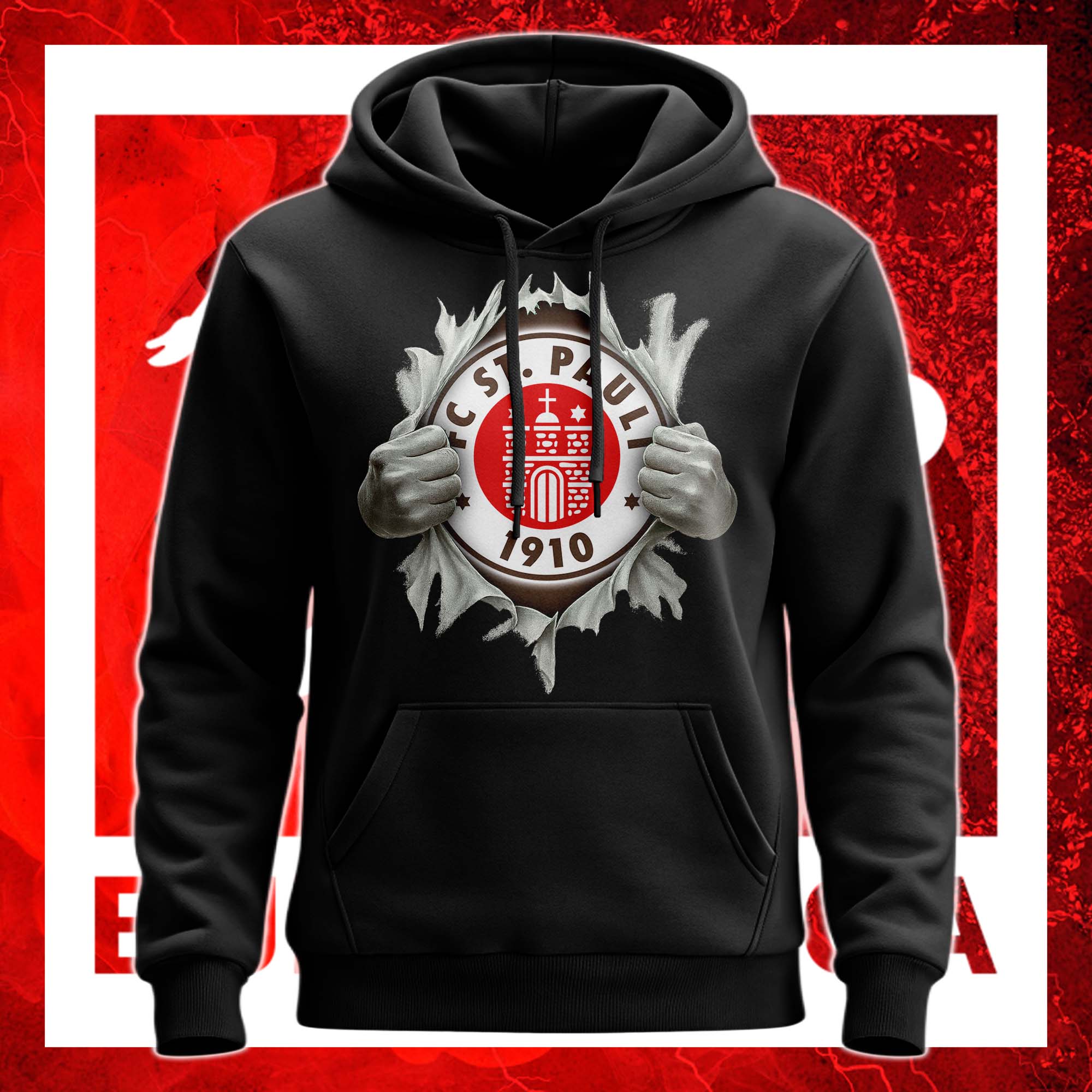 FC St. Pauli Superman Hand / Ripped Shirt PT75666