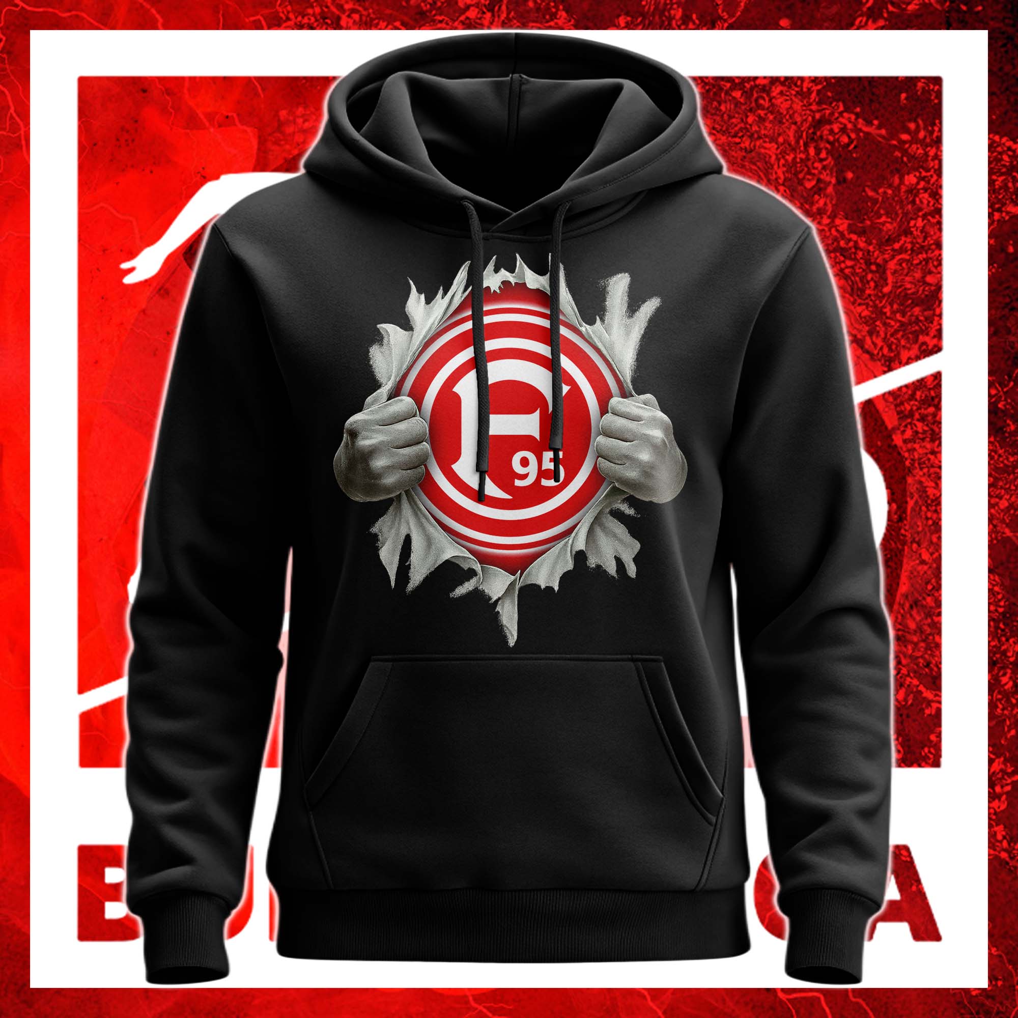 Fortuna Düsseldorf Superman Hand / Ripped Shirt PT75642