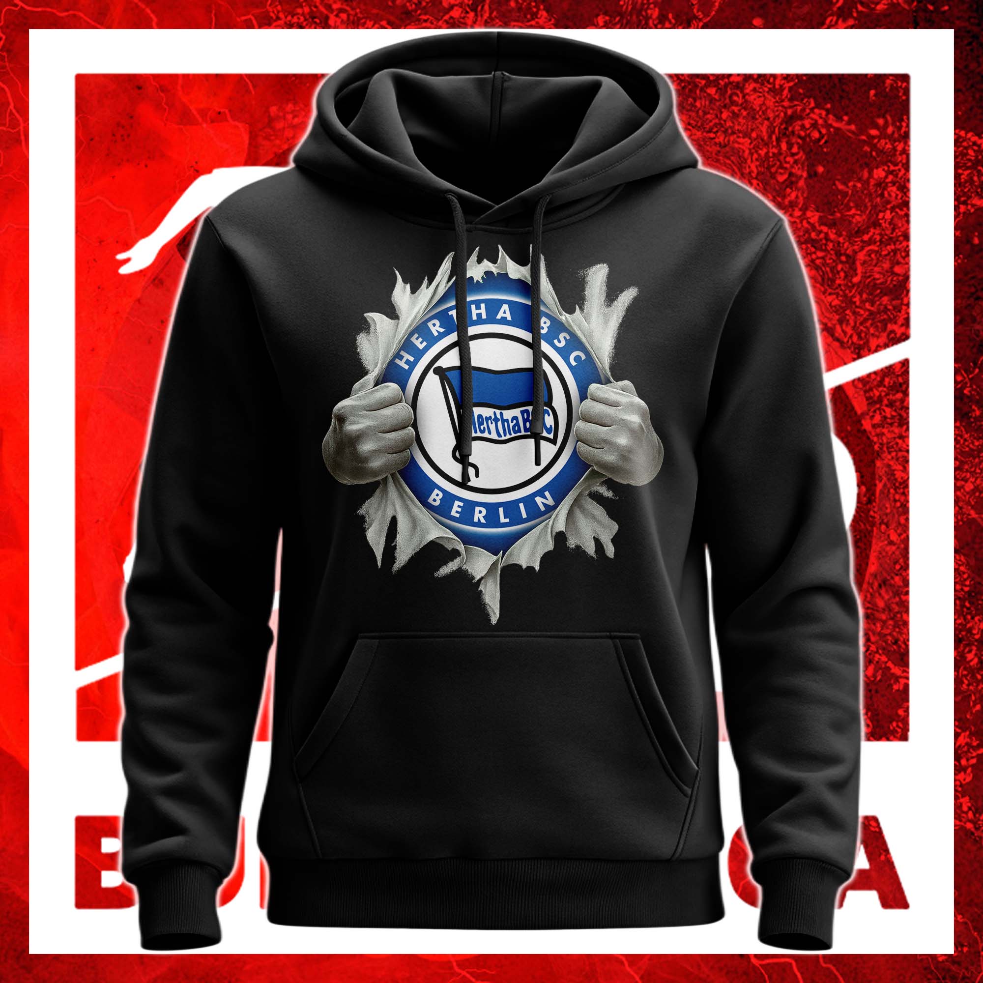 Hertha BSC Superman Hand / Ripped Shirt PT75644