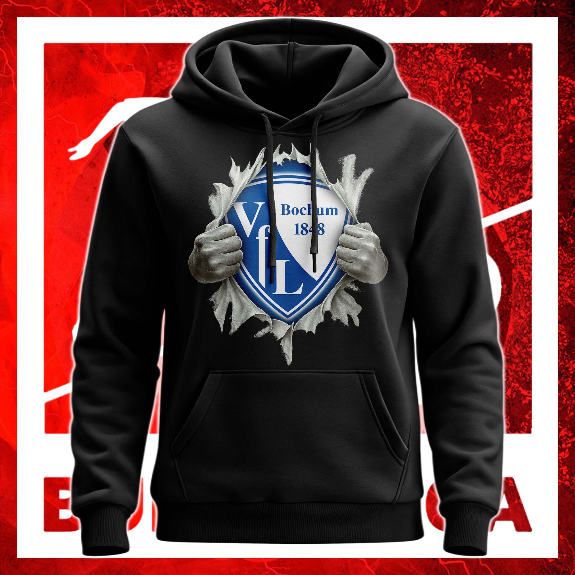VfL Bochum Superman Hand / Ripped Shirt PT75654