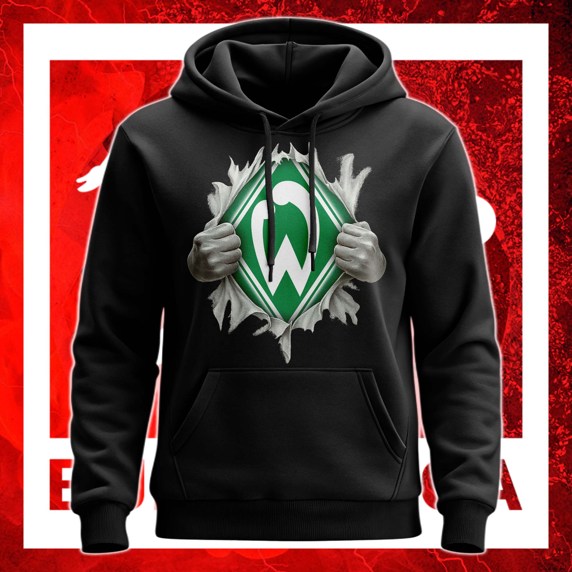 VfL Wolfsburg Superman Hand / Ripped Shirt PT75672