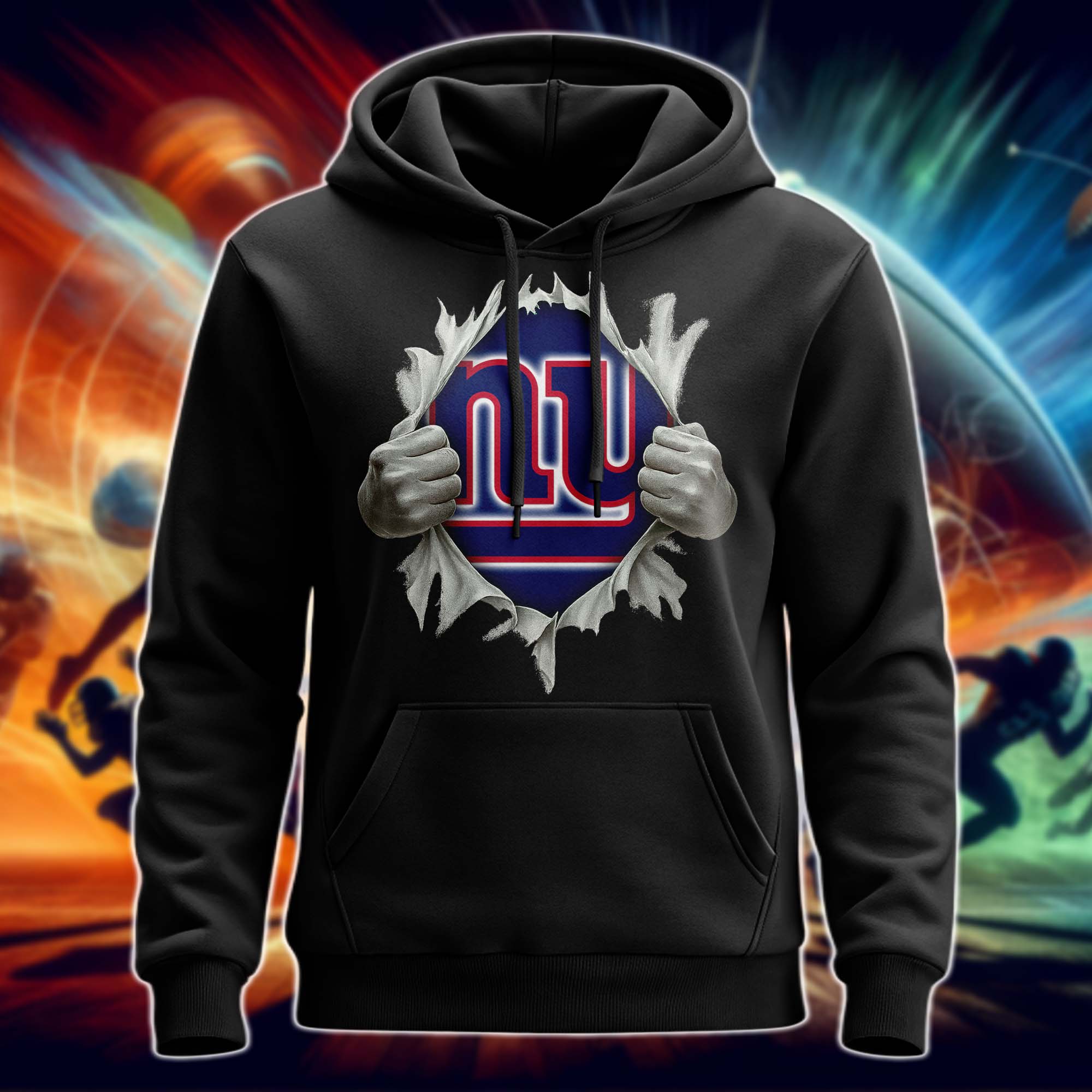 New York Giant Superman Hand / Ripped Shirt PT75696