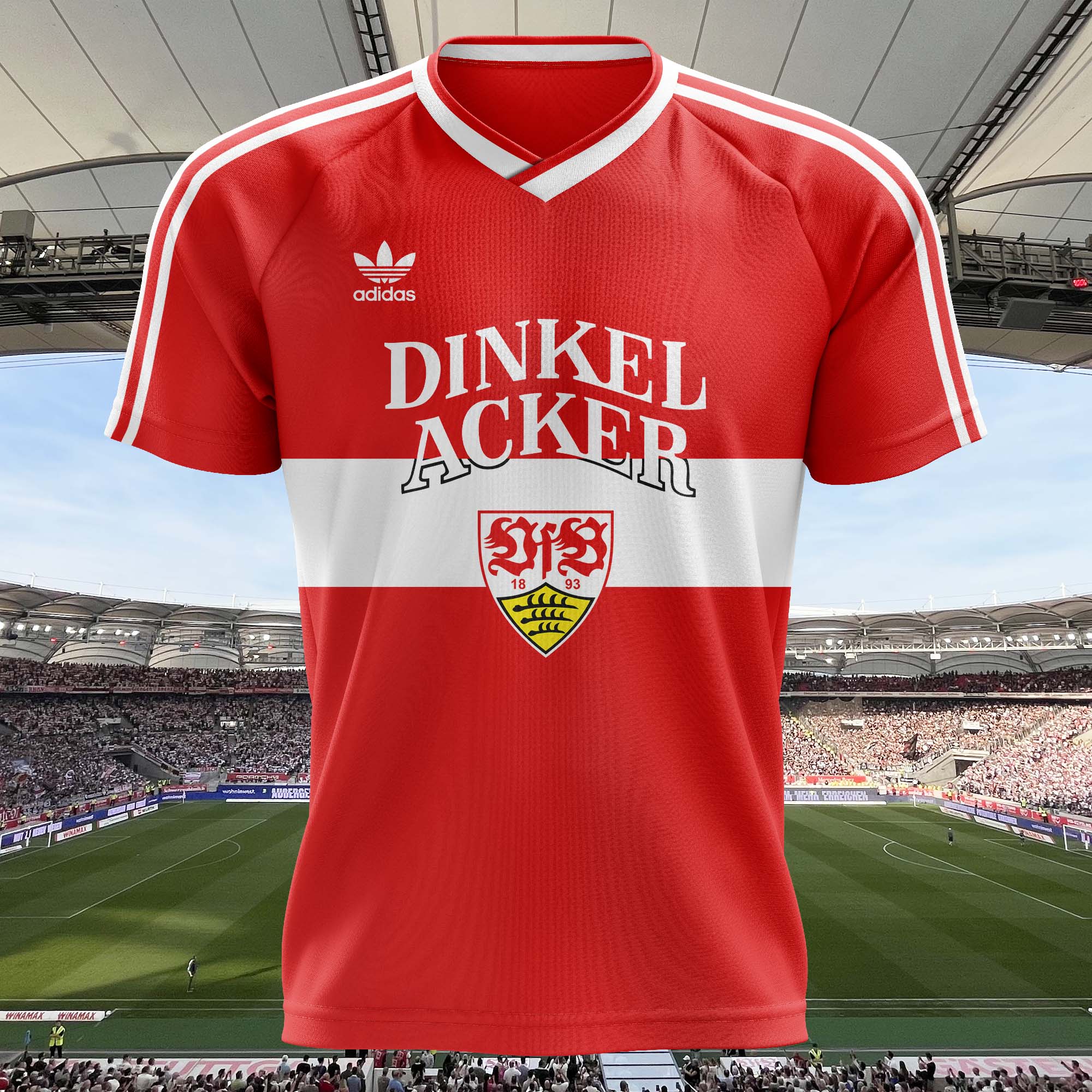 VfB Stuttgart 1985-86 Away Kit Retro Shirt PT75811