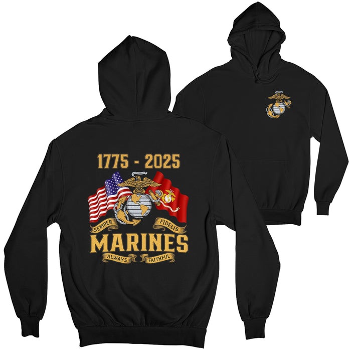 Marines 250th Birthday Iwo Jima Hoodie PT75849 (Copy)
