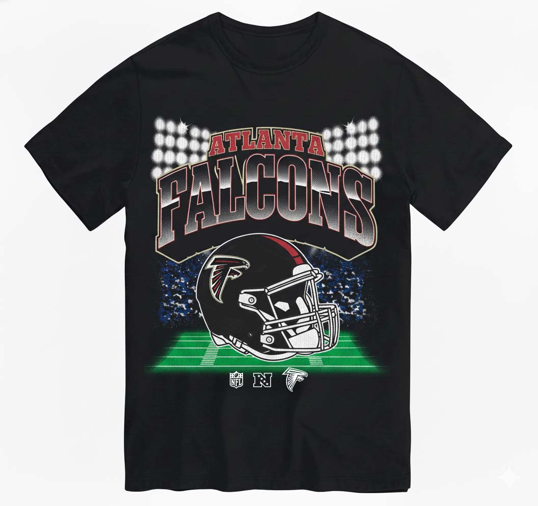 Atlanta Falcons Mens NFL Teams Blindside T-Shirt PT75973