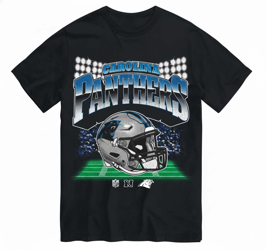 Carolina Panthers Mens NFL Teams Blindside T-Shirt PT75976