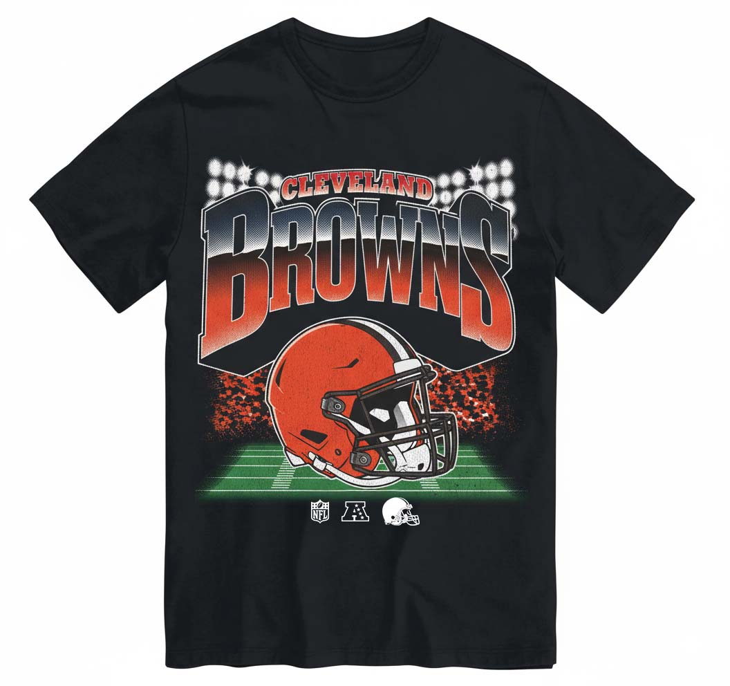 Cleveland Browns Mens NFL Teams Blindside T-Shirt PT75979