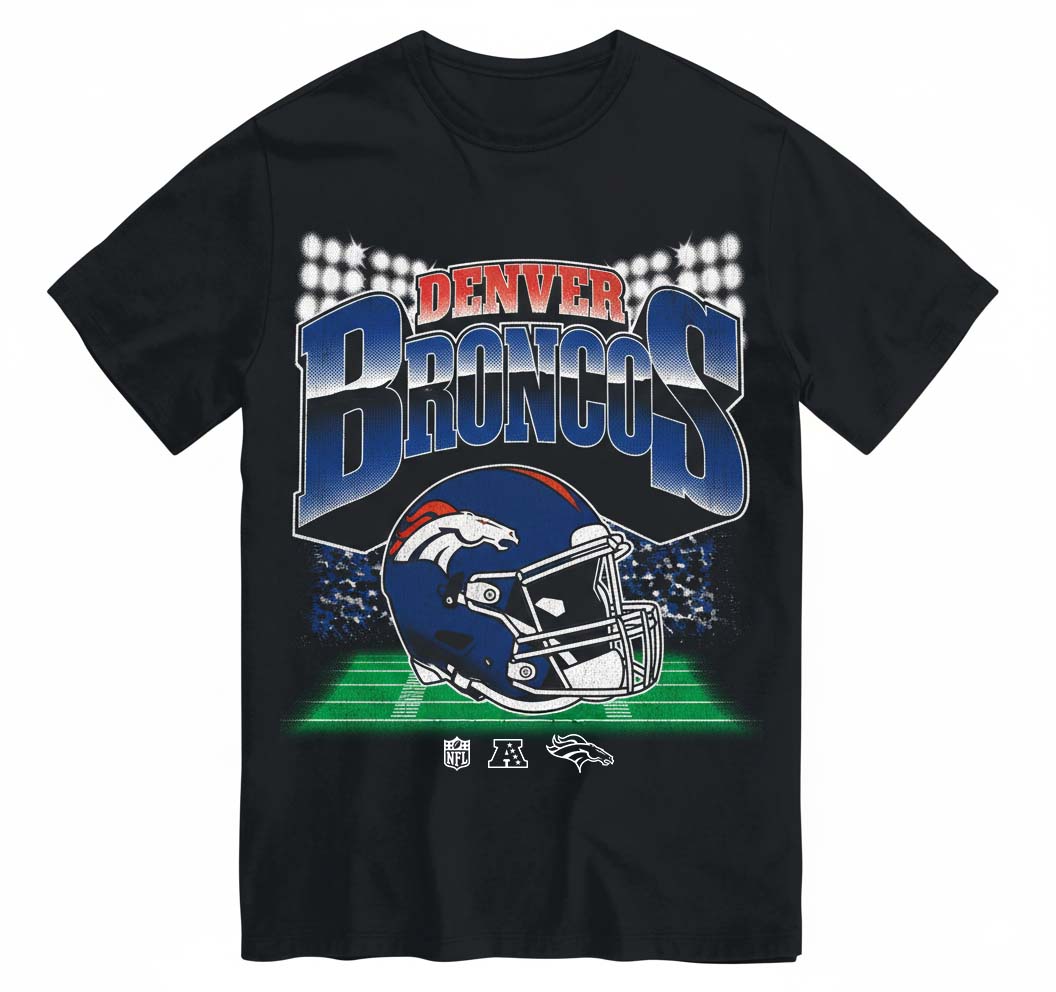 Denver Broncos Mens NFL Teams Blindside T-Shirt PT75981